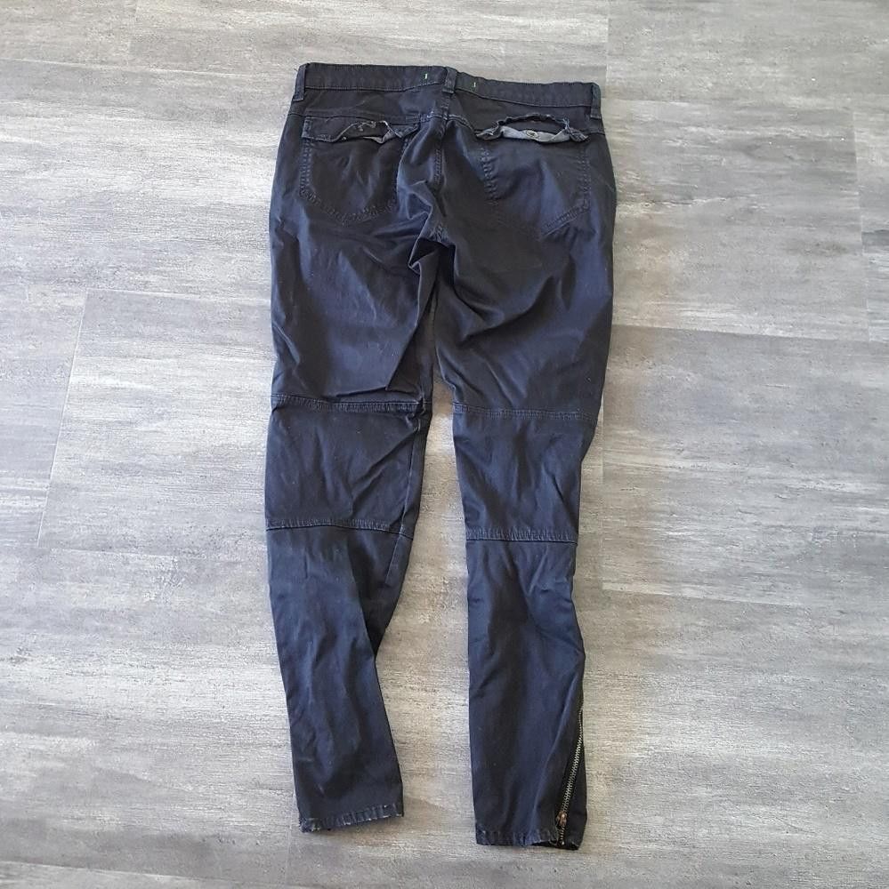 J Brand Black Biker Skinny J Pant Size 28" / US 6 / IT 42 - 2 Thumbnail