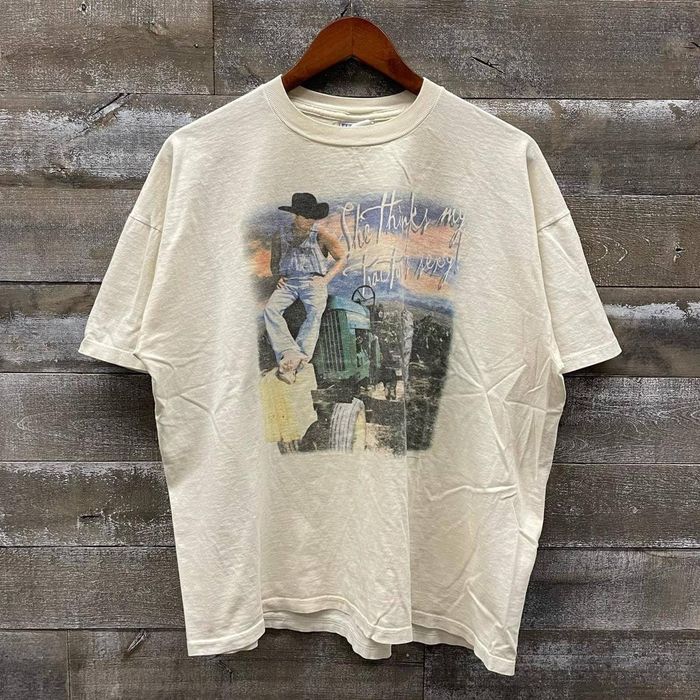 Vintage Vintage Kenny Chesney She Think My Tractor Sexy T-Shirt XL | Grailed