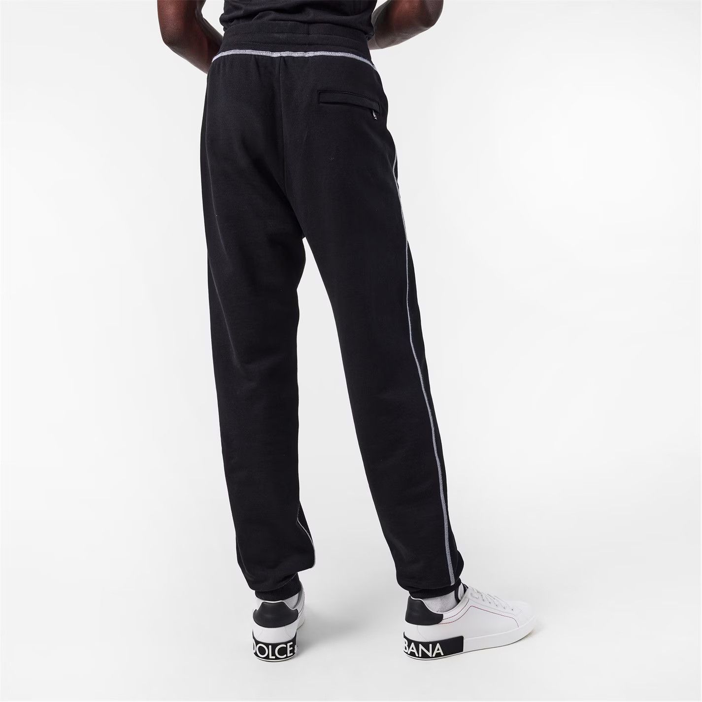 Dolce & Gabbana o1g2r1mq0426 Open Hem Fleece Relaxed Sweatpants & Joggers Size US 32 / EU 48 - 4 Thumbnail