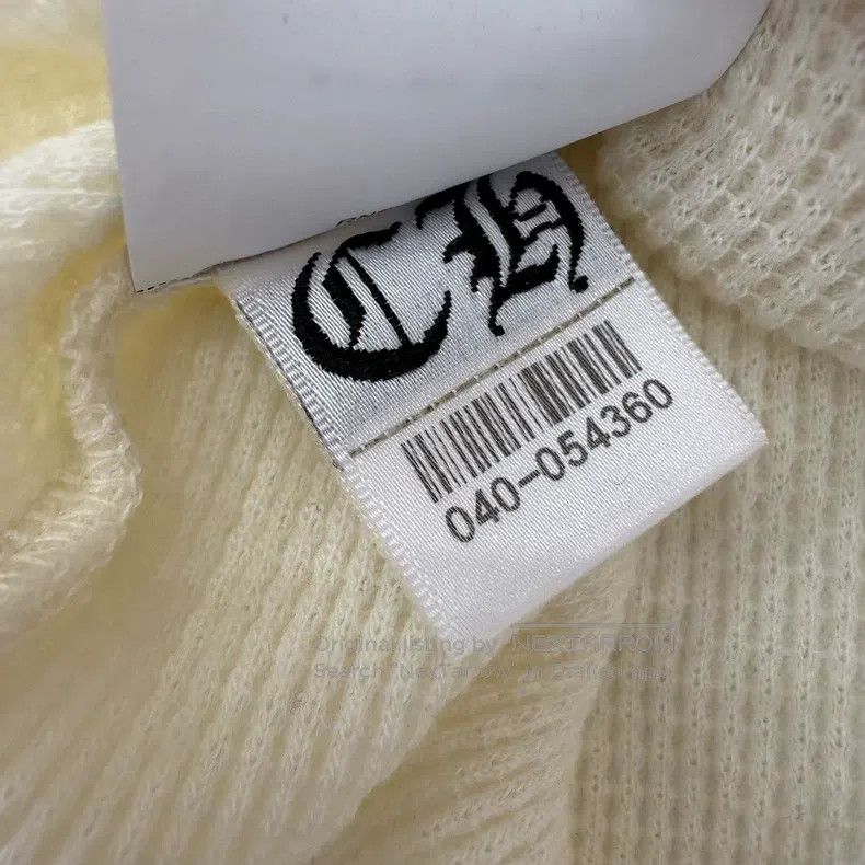 Chrome Hearts CHROME HEARTS Size M White waffle long sleeves Size US M / EU 48-50 / 2 - 5 Thumbnail