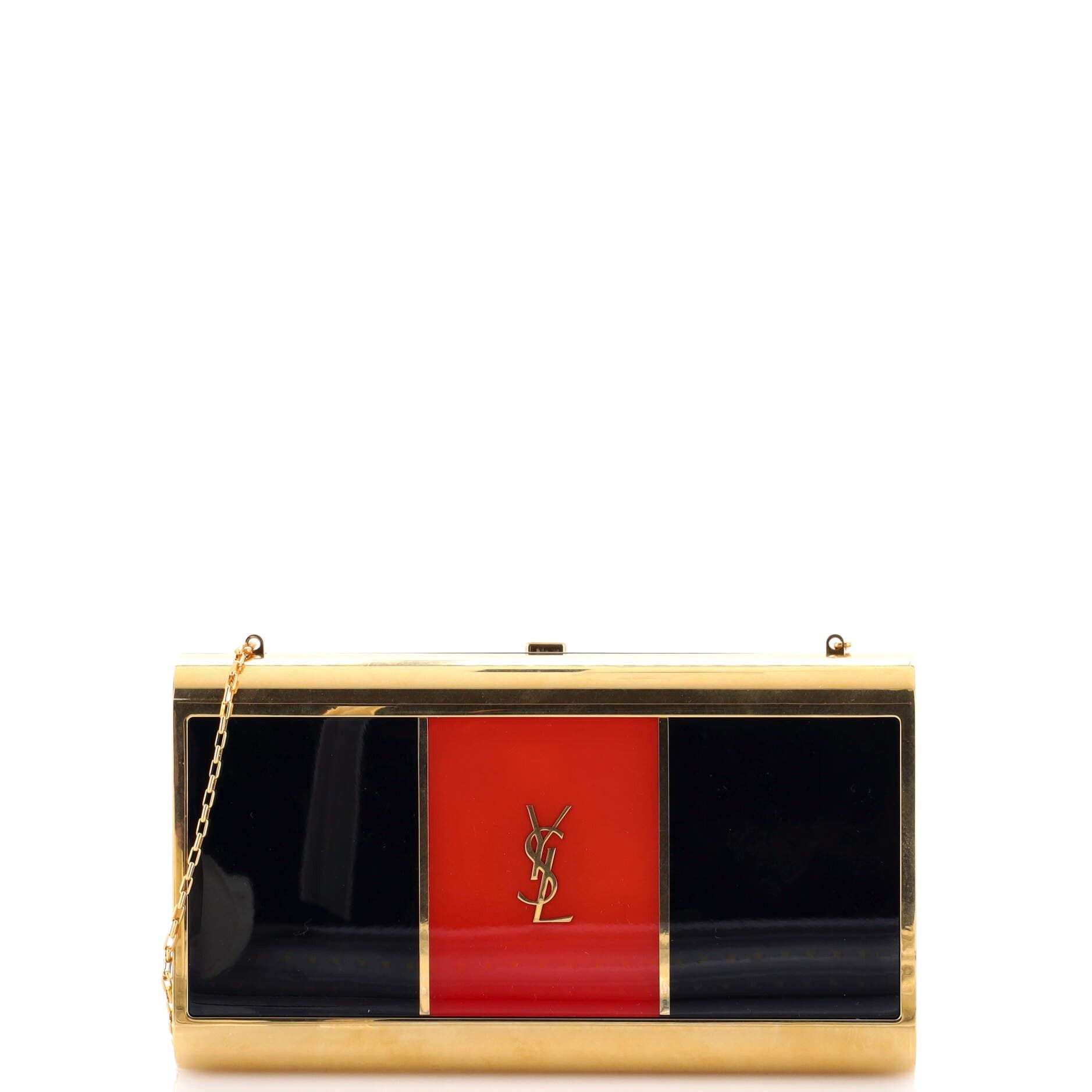 Saint Laurent Paris Cassandre Chain Minaudiere Size ONE SIZE - 1 Thumbnail