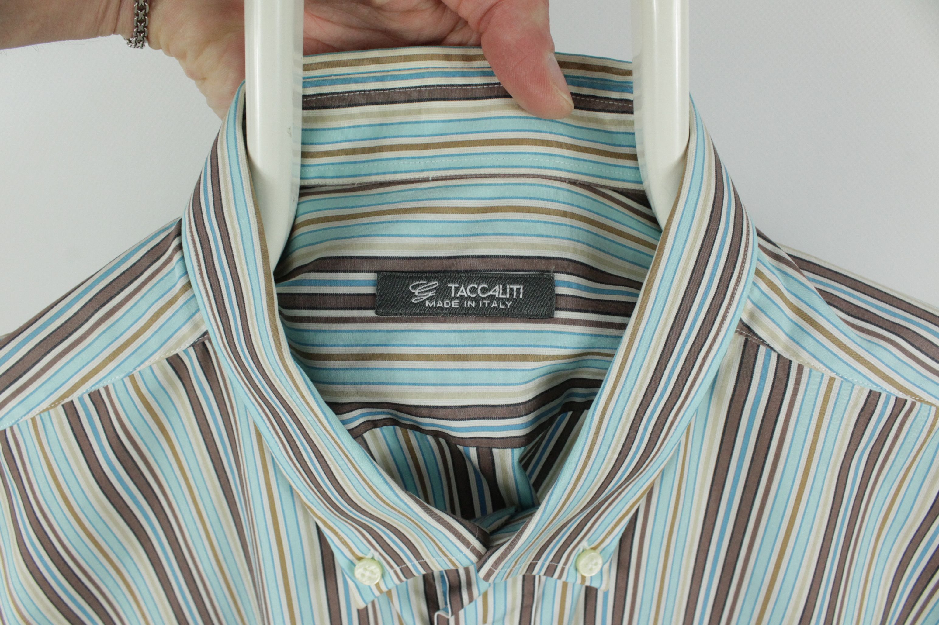 Other Two Shirts x2 Giovanni Taccaliti S/S Linen / Cotton Men's Size US XXL / EU 58 / 5 - 10 Thumbnail