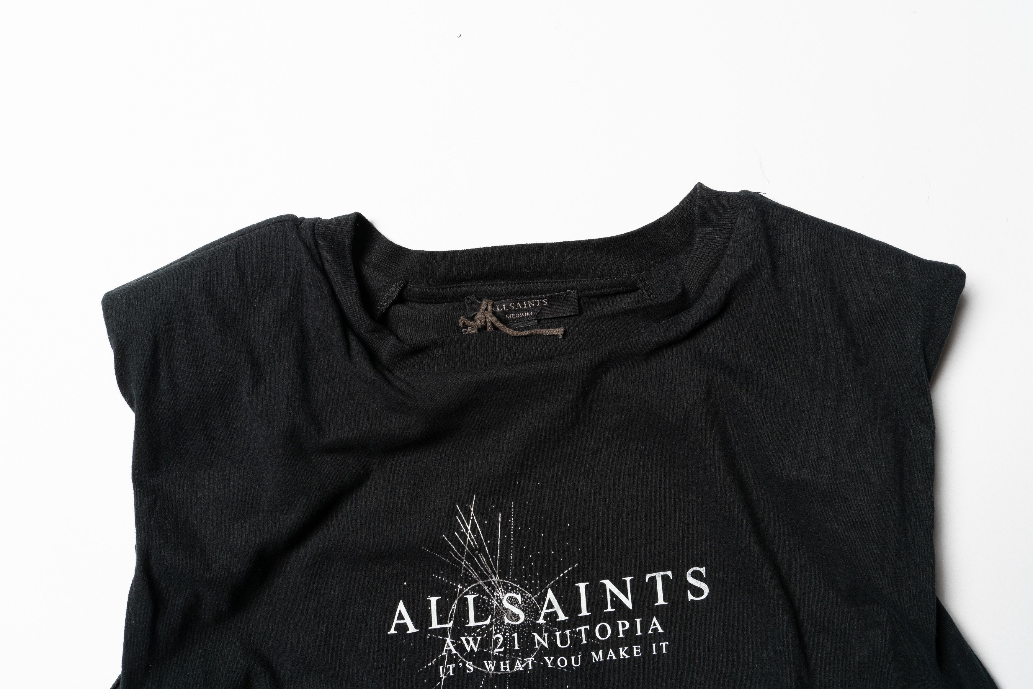 Allsaints 🔴 ALLSAINTS Heavenly Coni Graphic Tank Top T-shirt Size M / US 6-8 / IT 42-44 - 2 Thumbnail