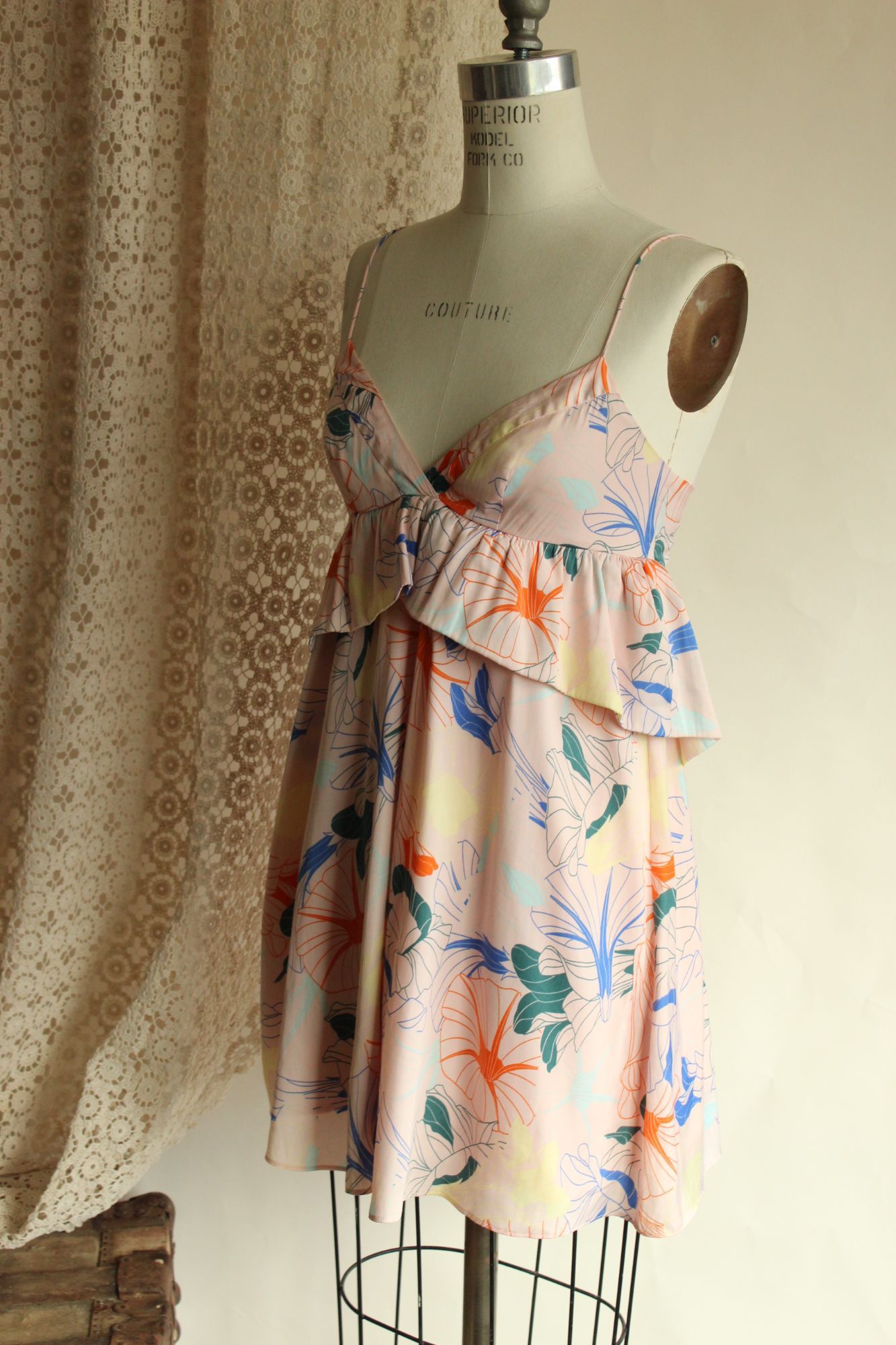 Anthropologie Alice & UO, Anthropologie, Heaven Ruffle Dress, Size 2, Baby Size XS / US 0-2 / IT 36-38 - 8 Thumbnail