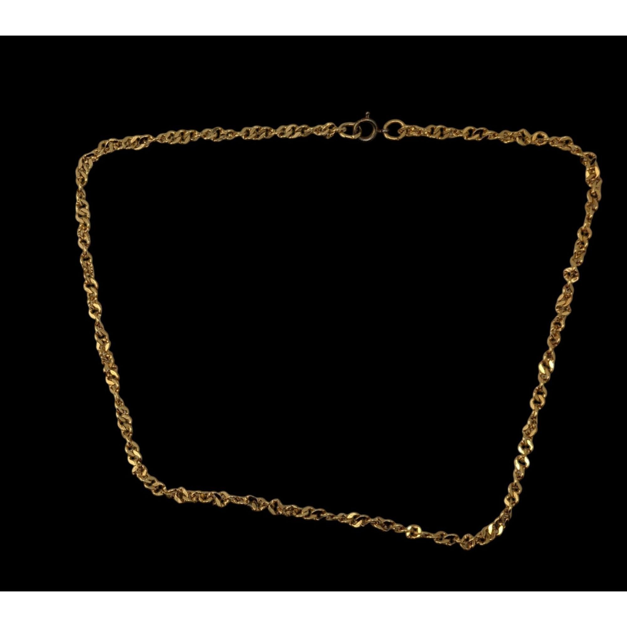 Other Simple Bright Gold Tone Chain Necklace Size ONE SIZE - 3 Thumbnail