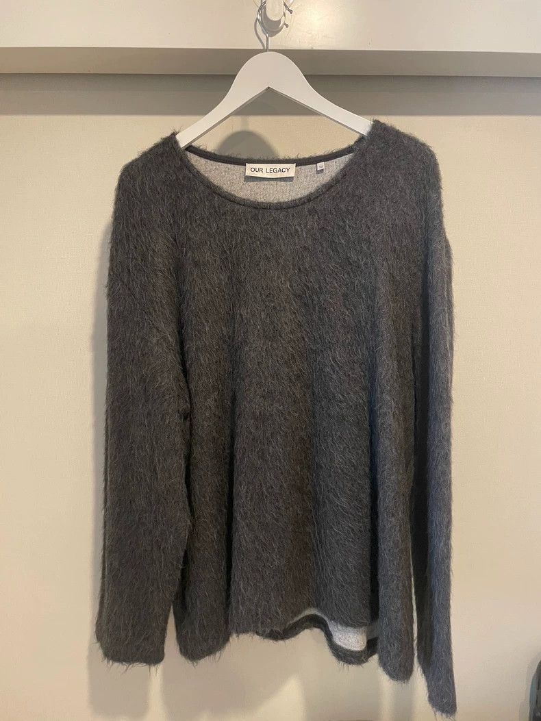 Our Legacy our legacy Gray horsehair sweatshirt sweater 2504-Nextarrow Size US L / EU 52-54 / 3 - 1 Thumbnail