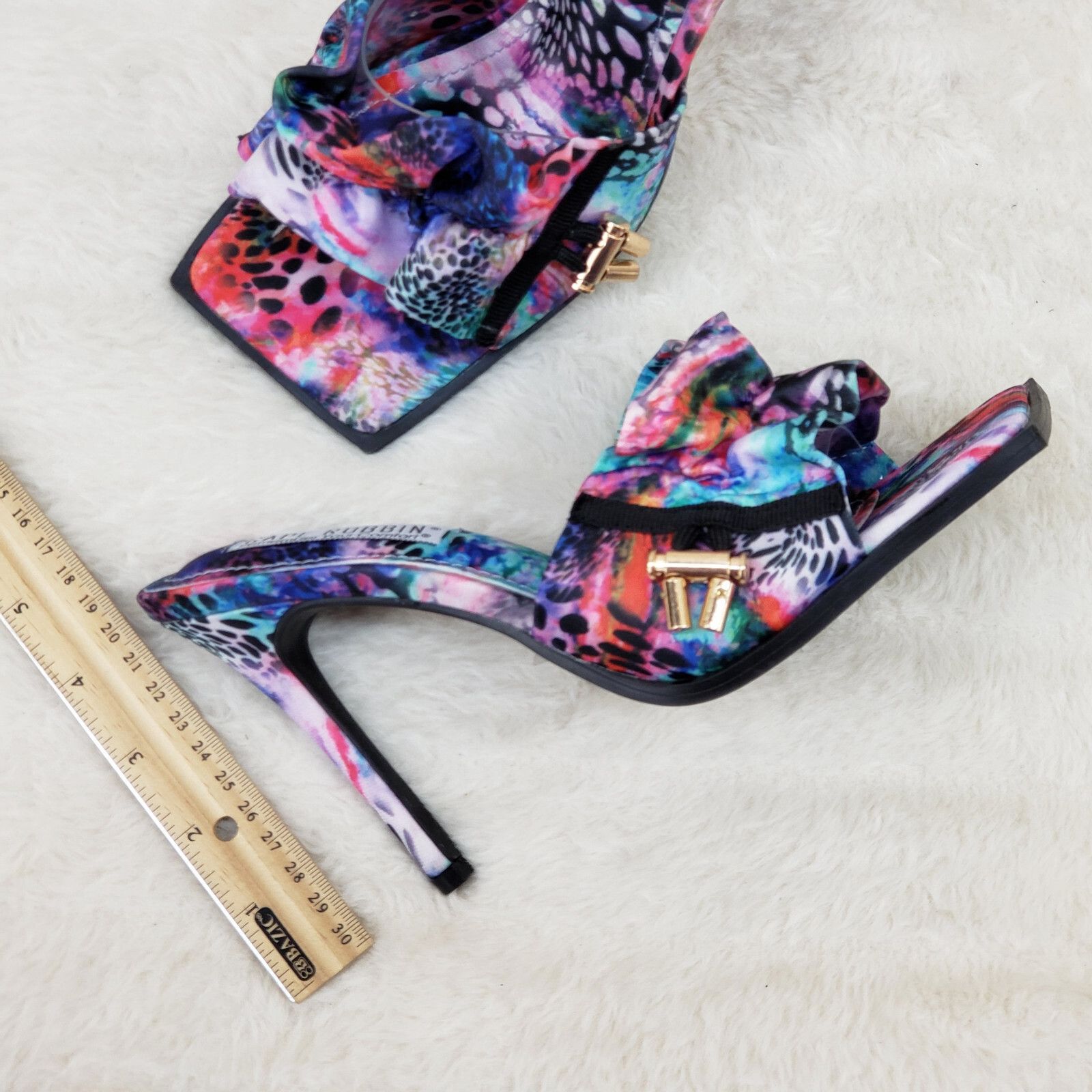 Other iliana Slip On Sqaure Open Toe High Heel Clogs Mules Slides Size US 7.5 / IT 37.5 - 6 Thumbnail