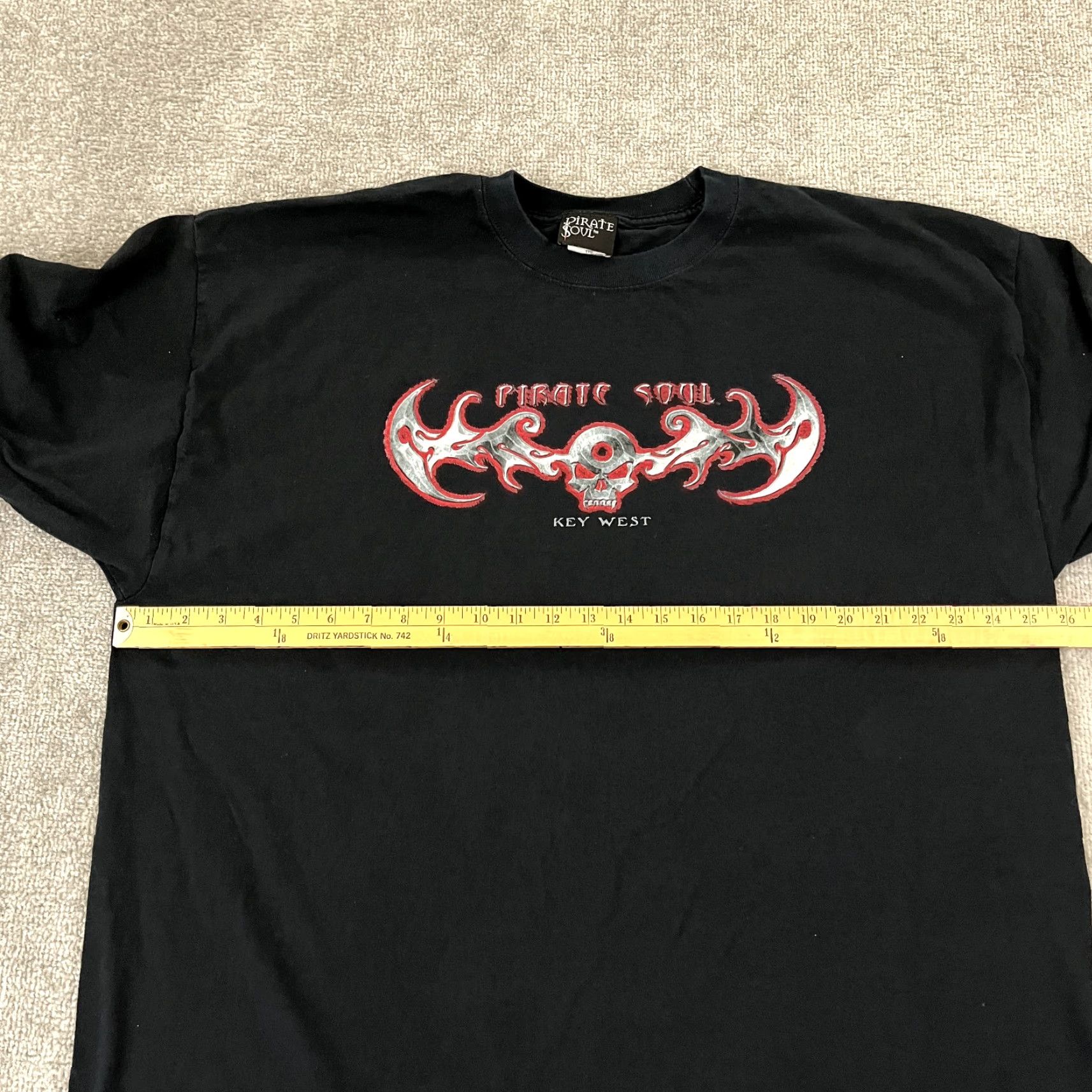 Vintage VINTAGE Pirate Soul KEY WEST Shirt Mens 2XL Black Skull Biker Grunge Y2K Florida Museum Shirt? Size US XXL / EU 58 / 5 - 6 Thumbnail