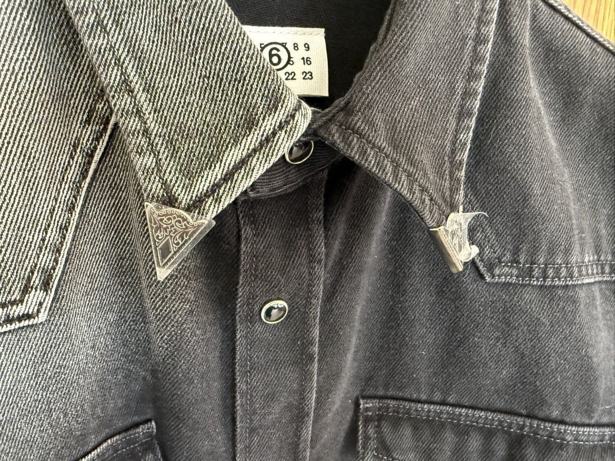 Maison Margiela Martin Margiela MM6 metal tip faded weatern denim shirt Size US S / EU 44-46 / 1 - 14 Thumbnail