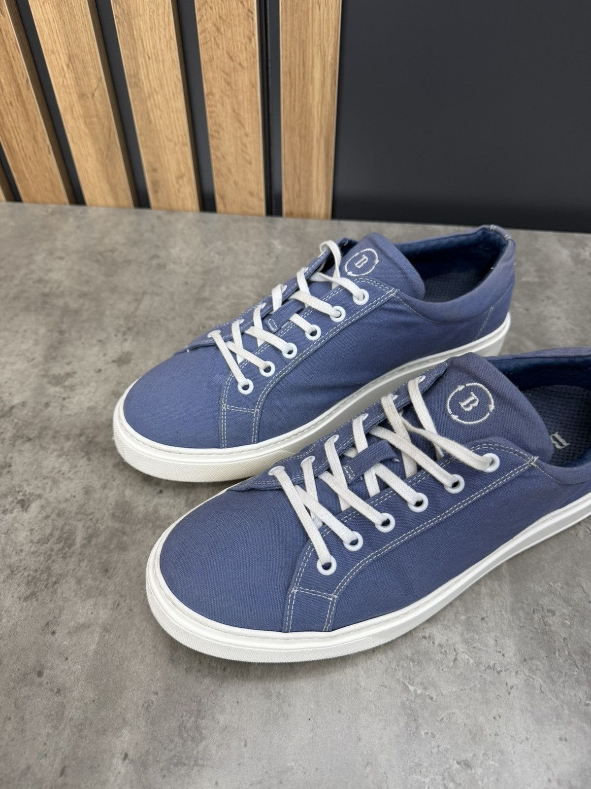 Boggi Boggi Milano Blue Sneaker’s Men’s Size 44 Size US 10.5 / EU 43-44 - 2 Thumbnail