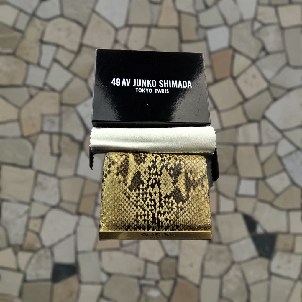 Skin 49AV Junko Shimada Snake Skin Bifold Wallet Multicolor Women Size ONE SIZE - 1 Thumbnail