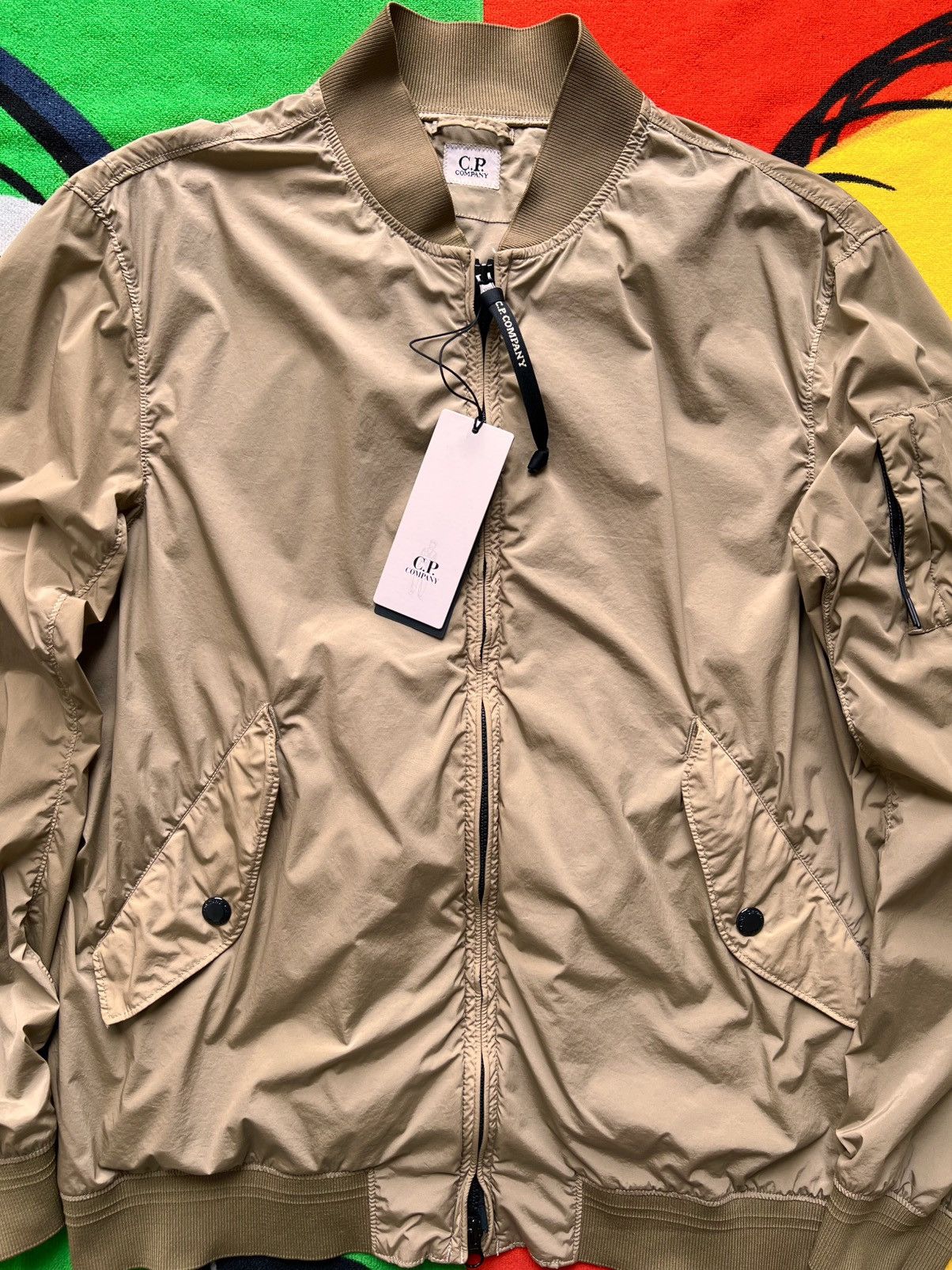 C.P. Company C.P. Company NYcra-R short lightweight Jacket Beige nylon Size US L / EU 52-54 / 3 - 2 Thumbnail