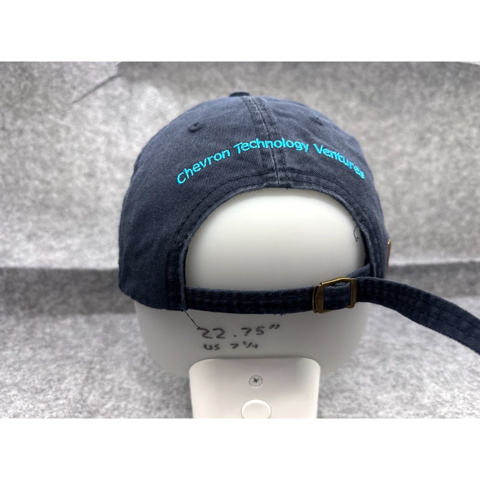 IDEA Ideal Chevron Hat Cap Snap Back One Size Blue Cotton Twill Baseball Cap Logo Adjustable Men Casual Everyday Standards Size ONE SIZE - 5 Thumbnail