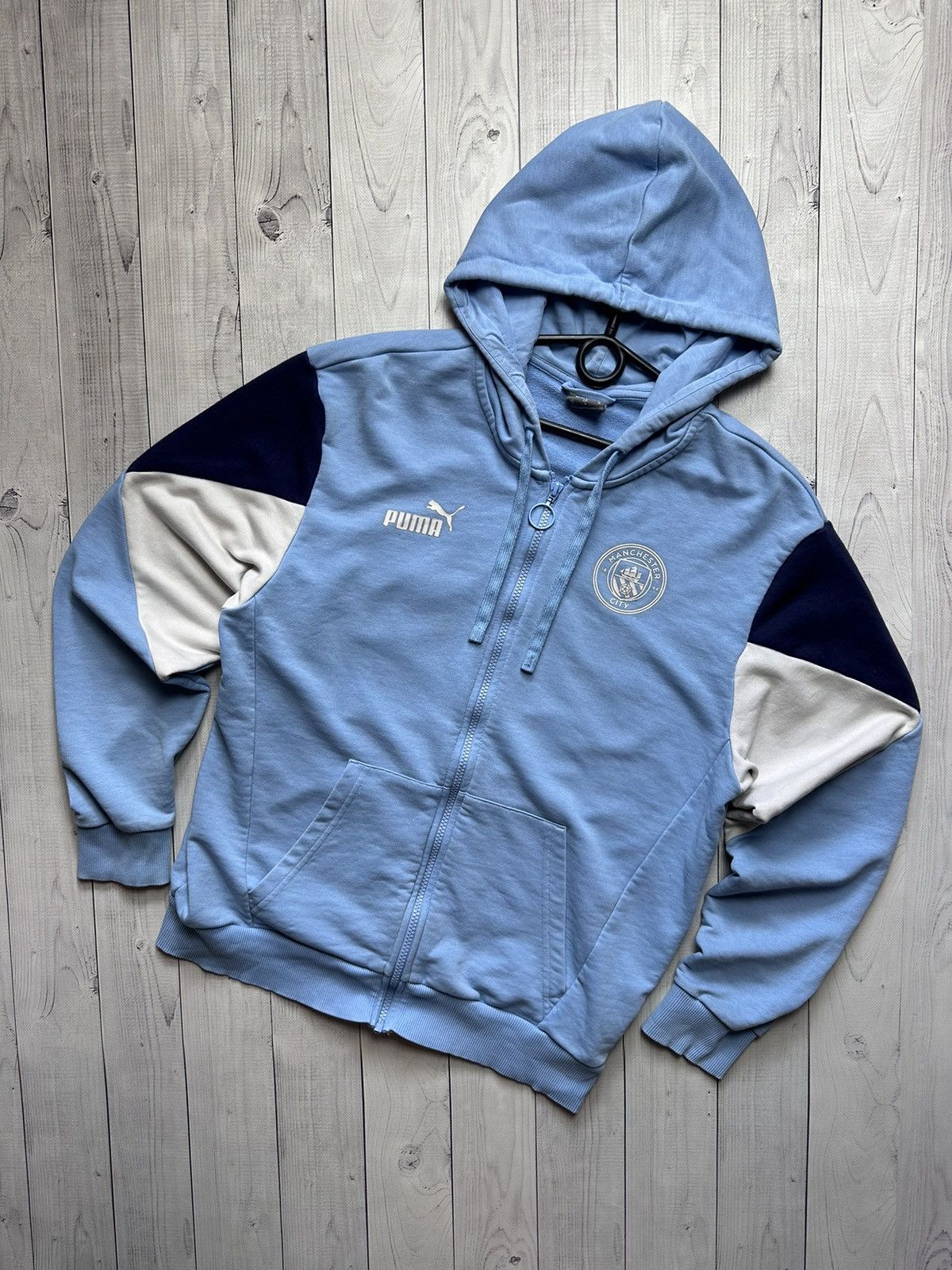 Puma Puma Manchester City soccer zip hoodie size M logo Size US M / EU 48-50 / 2 - 1 Thumbnail