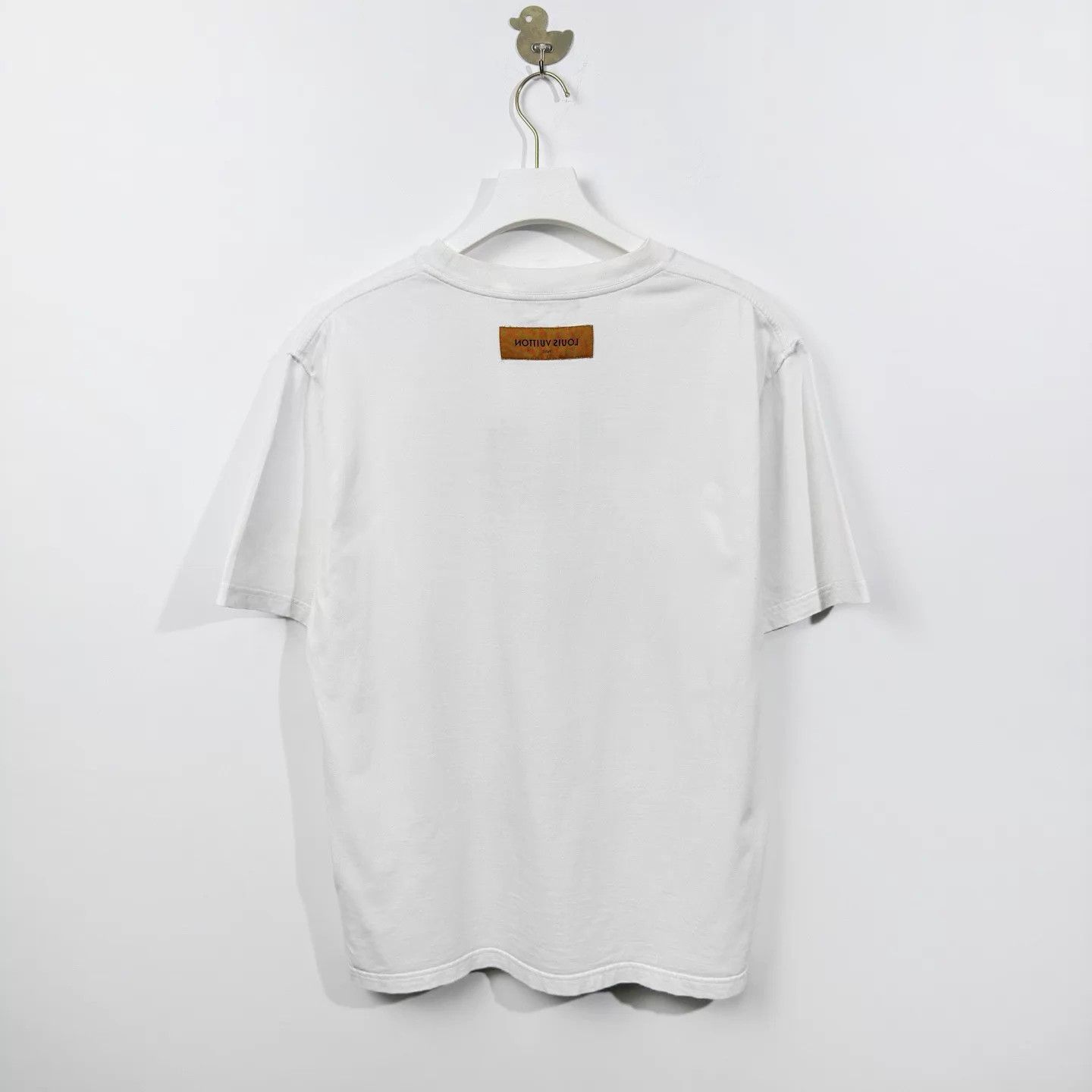 Louis Vuitton LV Print Logo SS Tee Ivory XXL NWT Size US XXL / EU 58 / 5 - 2 Thumbnail