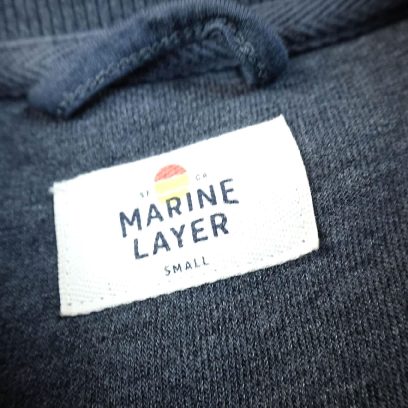 Marine Layer Marine Layer Sweatshirt Mens S Gray Fleece Crewneck Pullover Cozy Knit All Seasons Pullover Shirt Mens Size US S / EU 44-46 / 1 - 4 Thumbnail