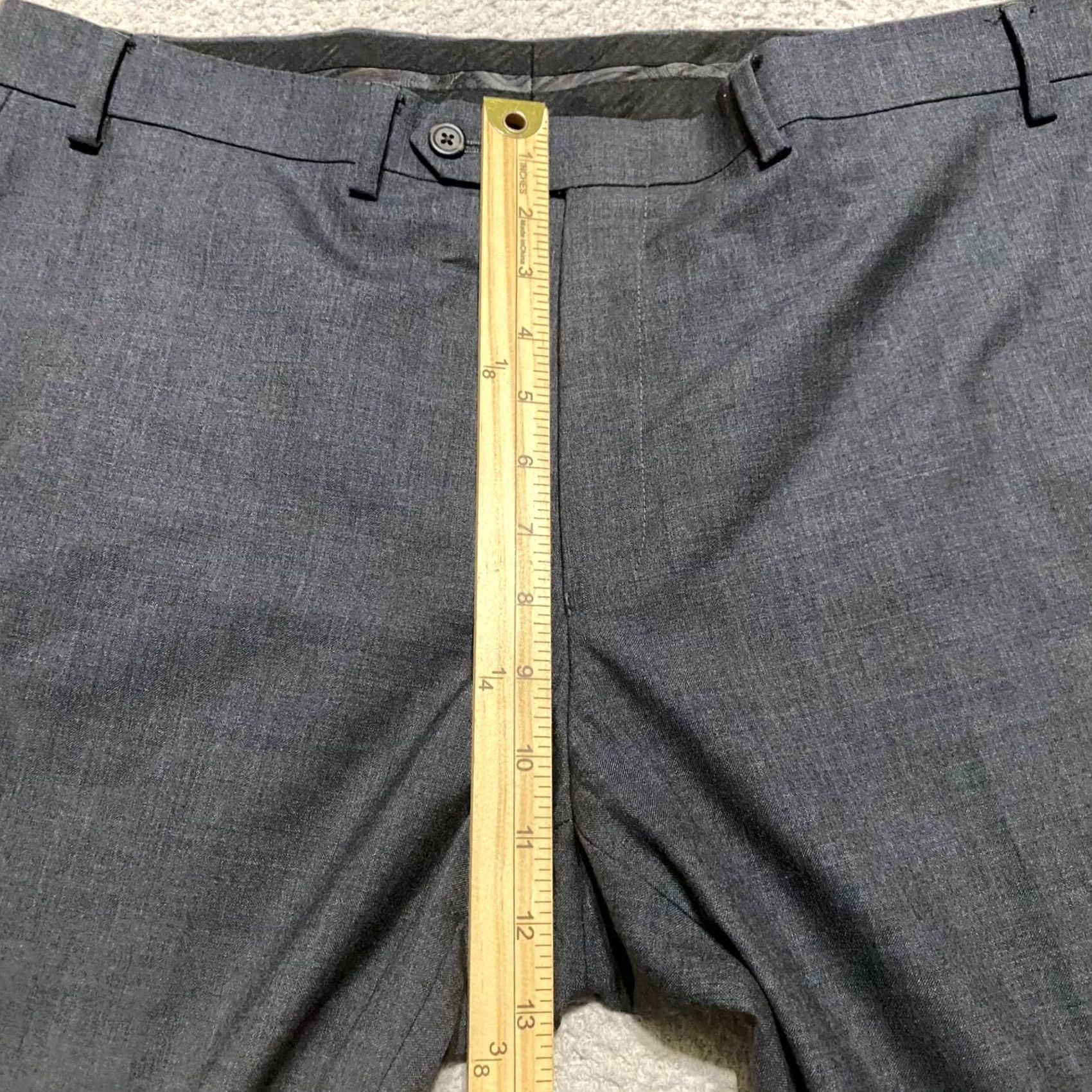 Ralph Lauren Lauren Ralph Dress Mens 36 Gray 36x30 Pants Straight Business Trousers Wool Size US 36 / EU 52 - 7 Thumbnail