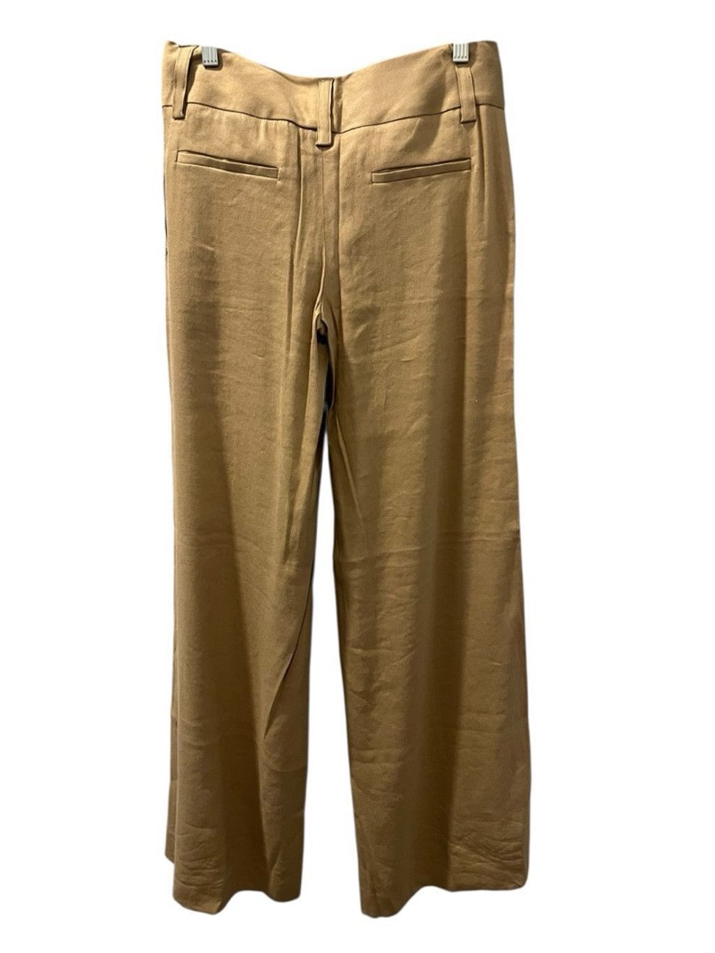 Alice + Olivia Alice + Olivia NWT Linen Sz 4 Low Rise Wide Flare Tan Pants Size 27" / US 4 / IT 40 - 7 Thumbnail