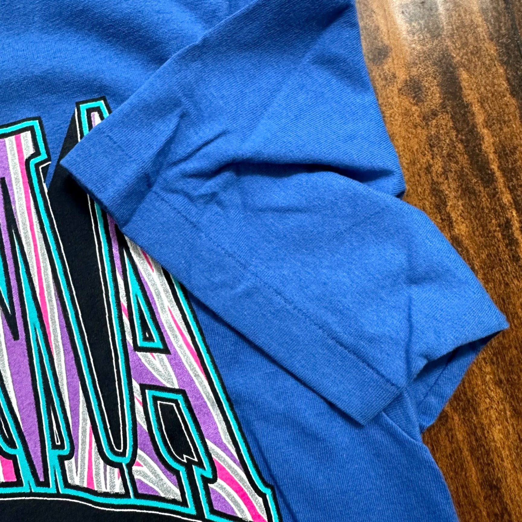 Delta VINTAGE Delta Alabama T Shirt Band Rock Travel USA Blue Short Sleeve Crew Neck Men L Size US L / EU 52-54 / 3 - 4 Thumbnail