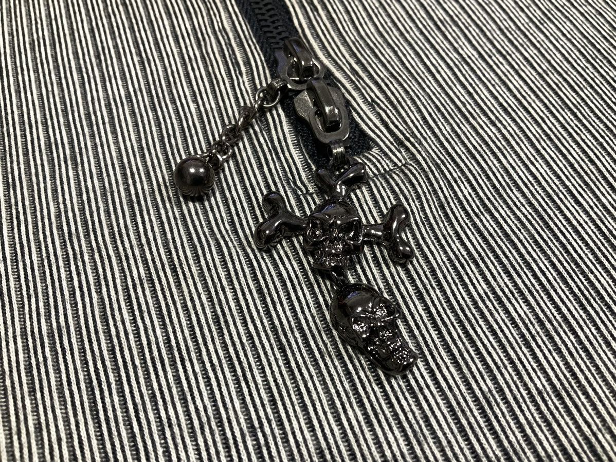 Hysteric Glamour × If Six Was Nine × Japanese Brand 🔥Y2K Archived Mitsumine Pleats Shirt Cross Skull Zipper Size US L / EU 52-54 / 3 - 3 Thumbnail