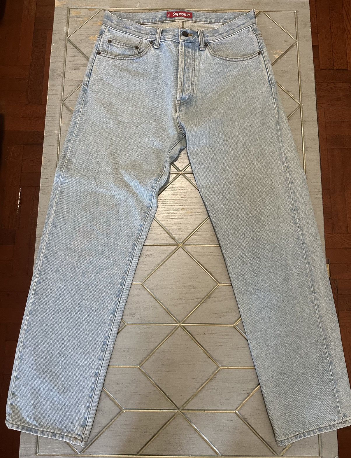 Burberry × Supreme Supreme Burberry Regular Jean Beige | Grailed