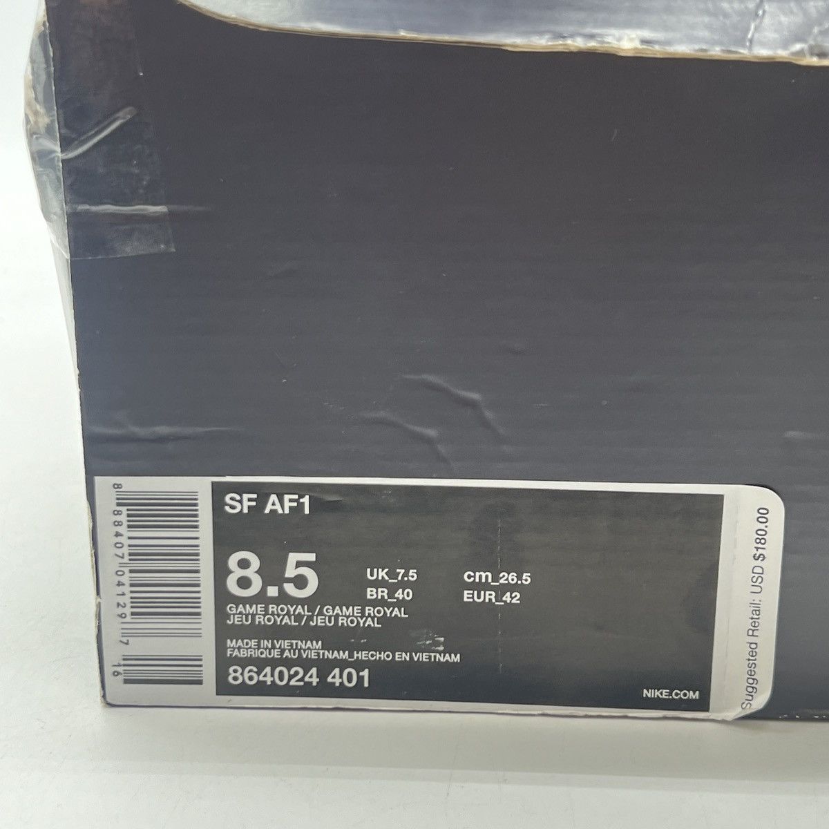 Nike Sf Air Force 1 game royal Size US 8.5 / EU 41-42 - 6 Thumbnail
