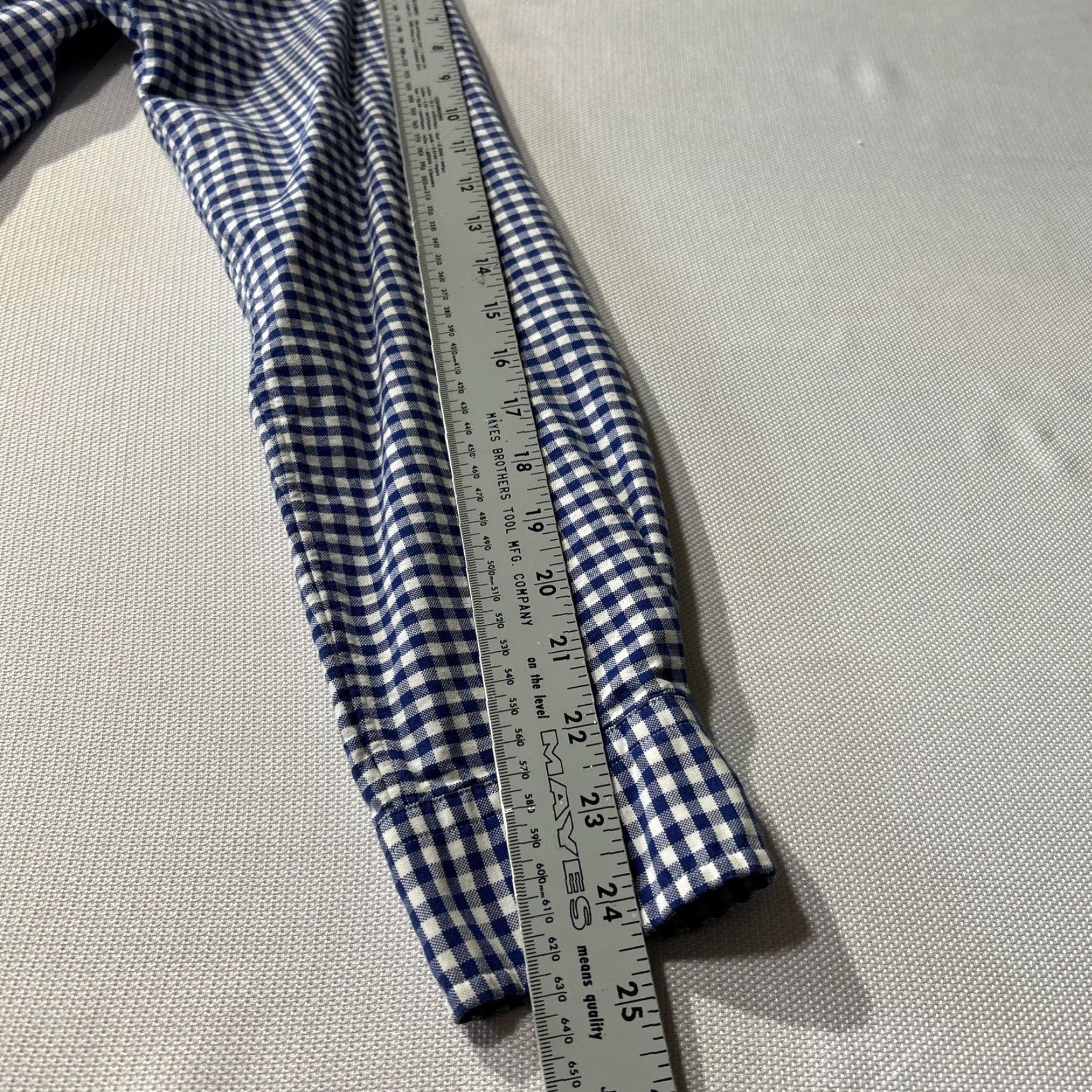 Polo Ralph Lauren Polo Ralph Lauren Shirt Mens M Blue Oxford Gingham Check Cotton Button-Up Button-Down Collar Embroidered Classic Fit Regular Short Sleeve? Size US M / EU 48-50 / 2 - 6 Thumbnail