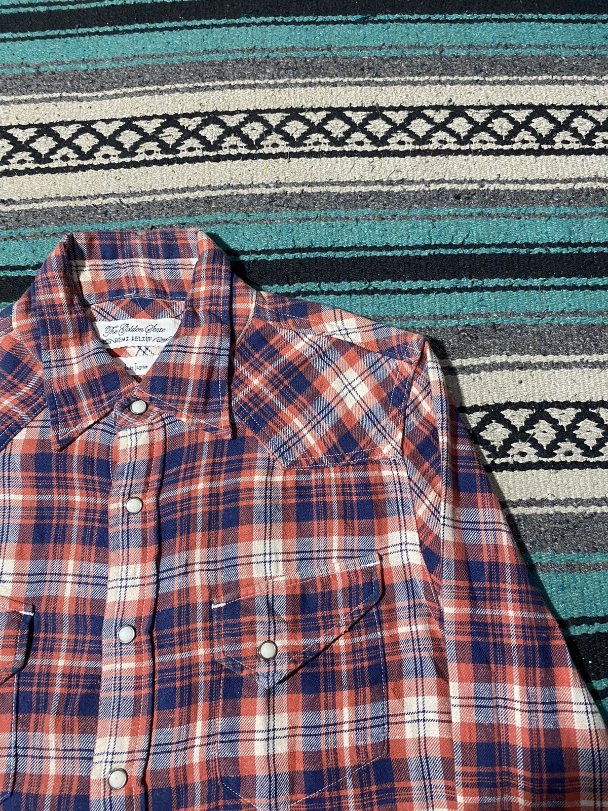 Remi Relief Remi Relief Plaid Western Shirt Size US M / EU 48-50 / 2 - 2 Thumbnail