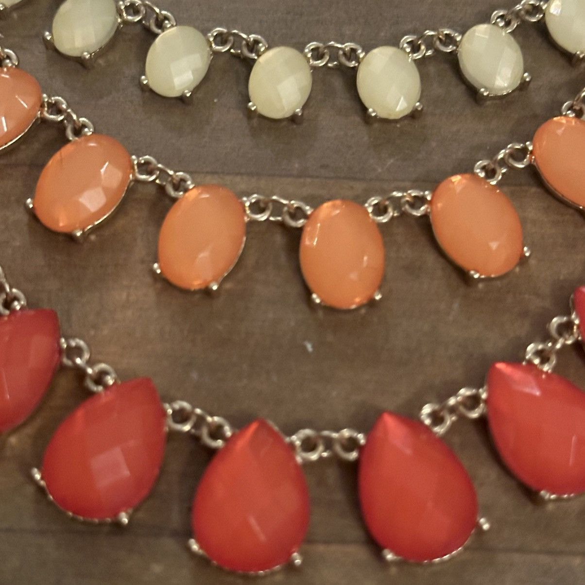 Other Multi color stone bib necklace Size ONE SIZE - 3 Thumbnail