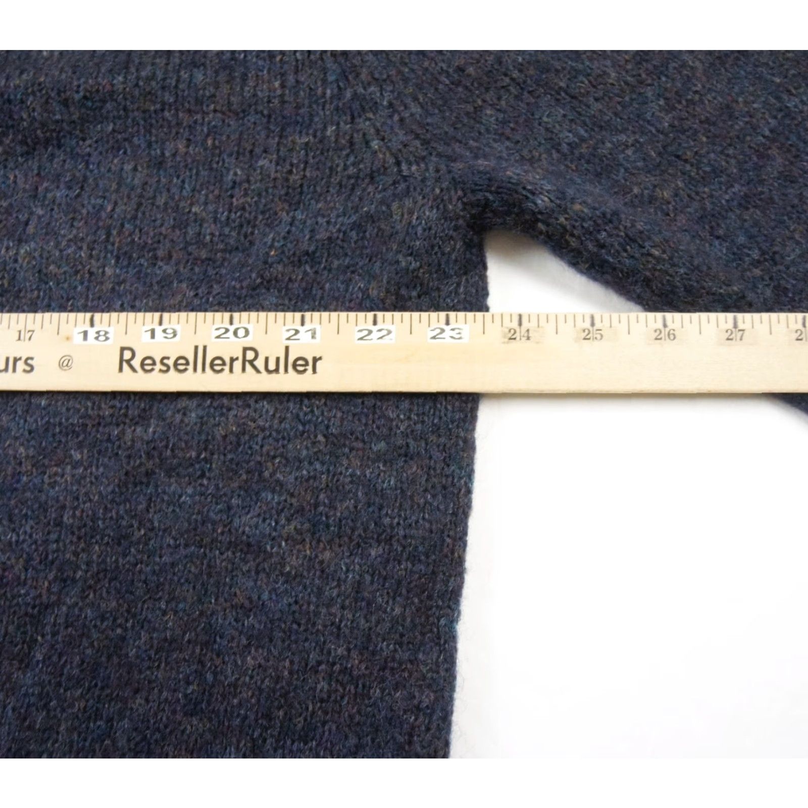 Vintage Denim & Supply Ralph Lauren Women's Cardigan Sweater Large Blue Knit All Seasons Size L / US 10 / IT 46 - 7 Thumbnail