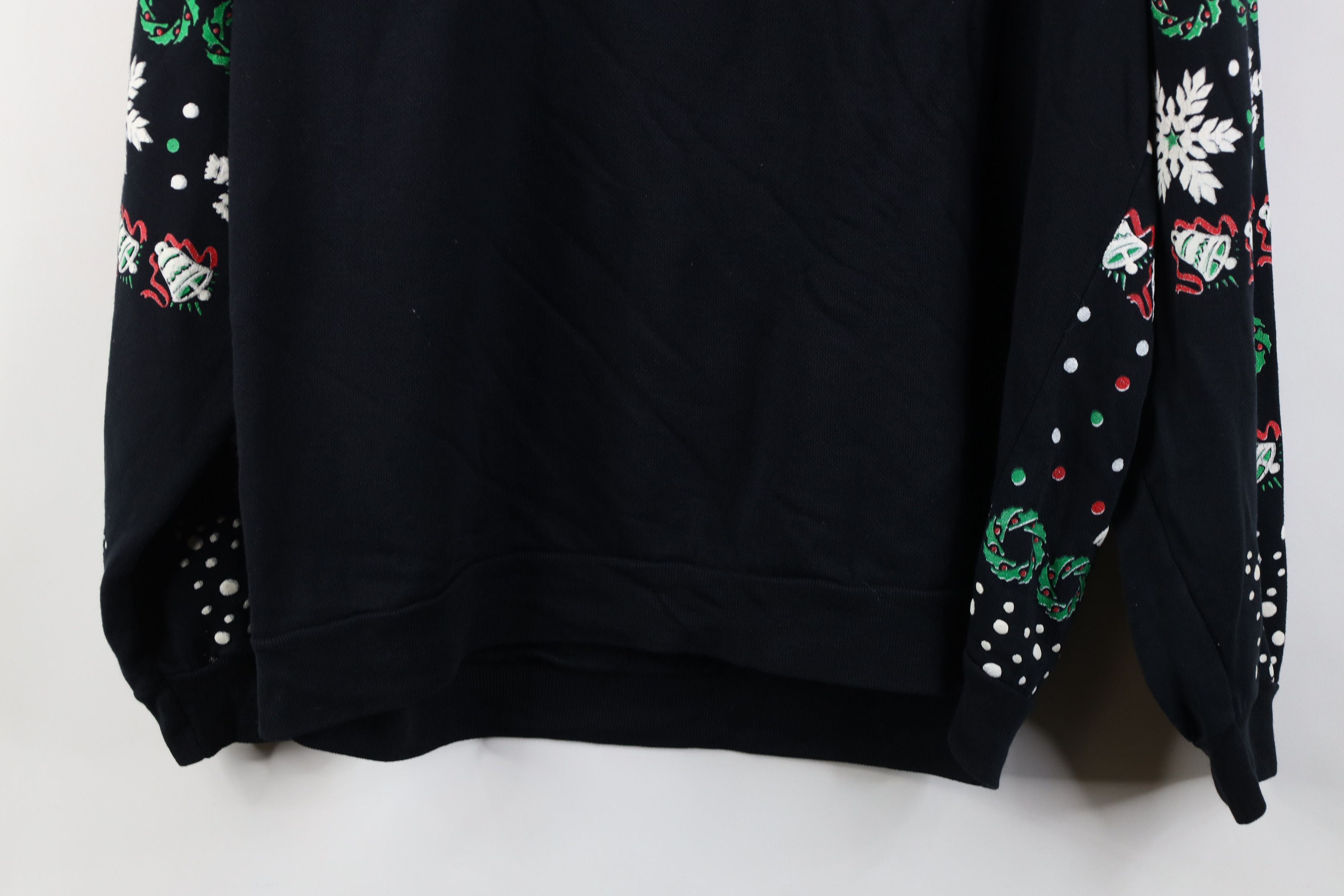 Vintage Vintage 90s All Over Print Merry Christmas Sweatshirt USA Size M / US 6-8 / IT 42-44 - 13 Thumbnail