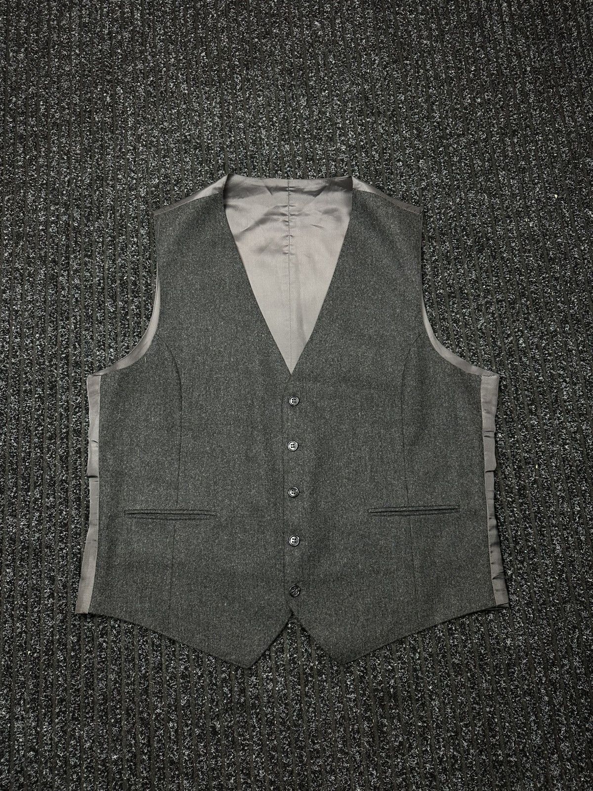 Ermenegildo Zegna Vintage Zegna Wool Suit 3 Piece Grey Classic Formal Tailored Size 40R - 17 Thumbnail