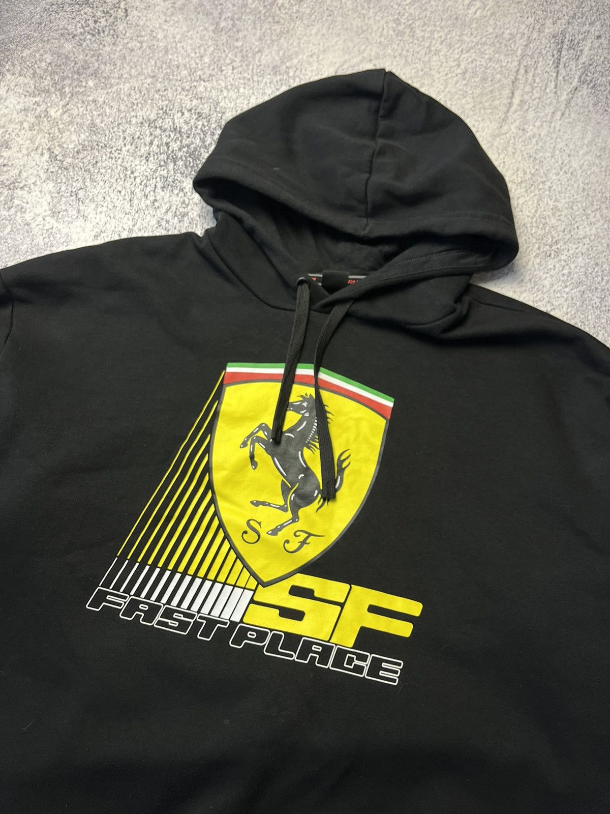 Ferrari Vintage Ferrari Sweatshirt Hoodie Streetwear Rare Y2K Size US L / EU 52-54 / 3 - 12 Thumbnail