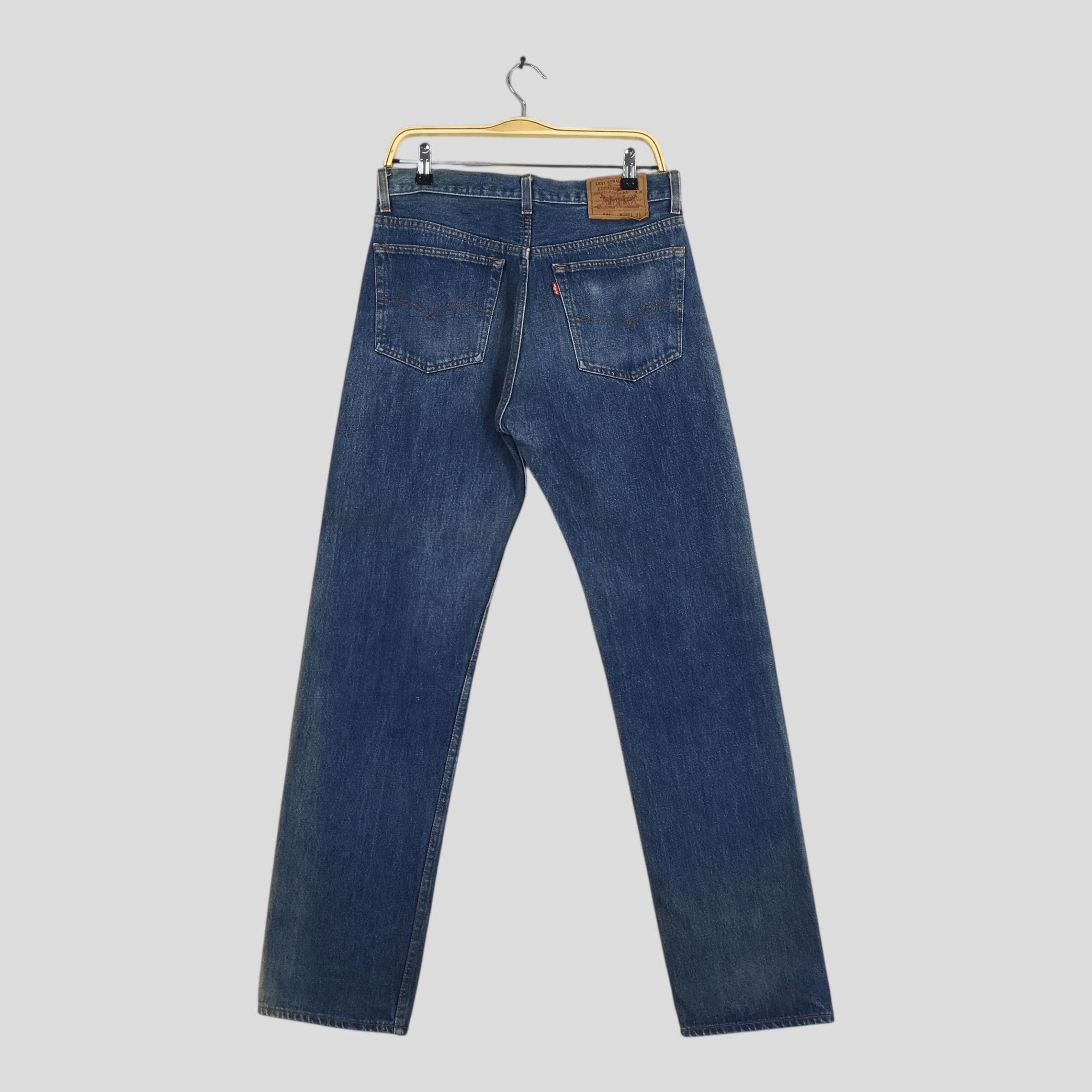 Levi's Size 30x31 Vintage 90s Levi's 501 Faded Blue Jeans S268 Size US 30 / EU 46 - 7 Thumbnail