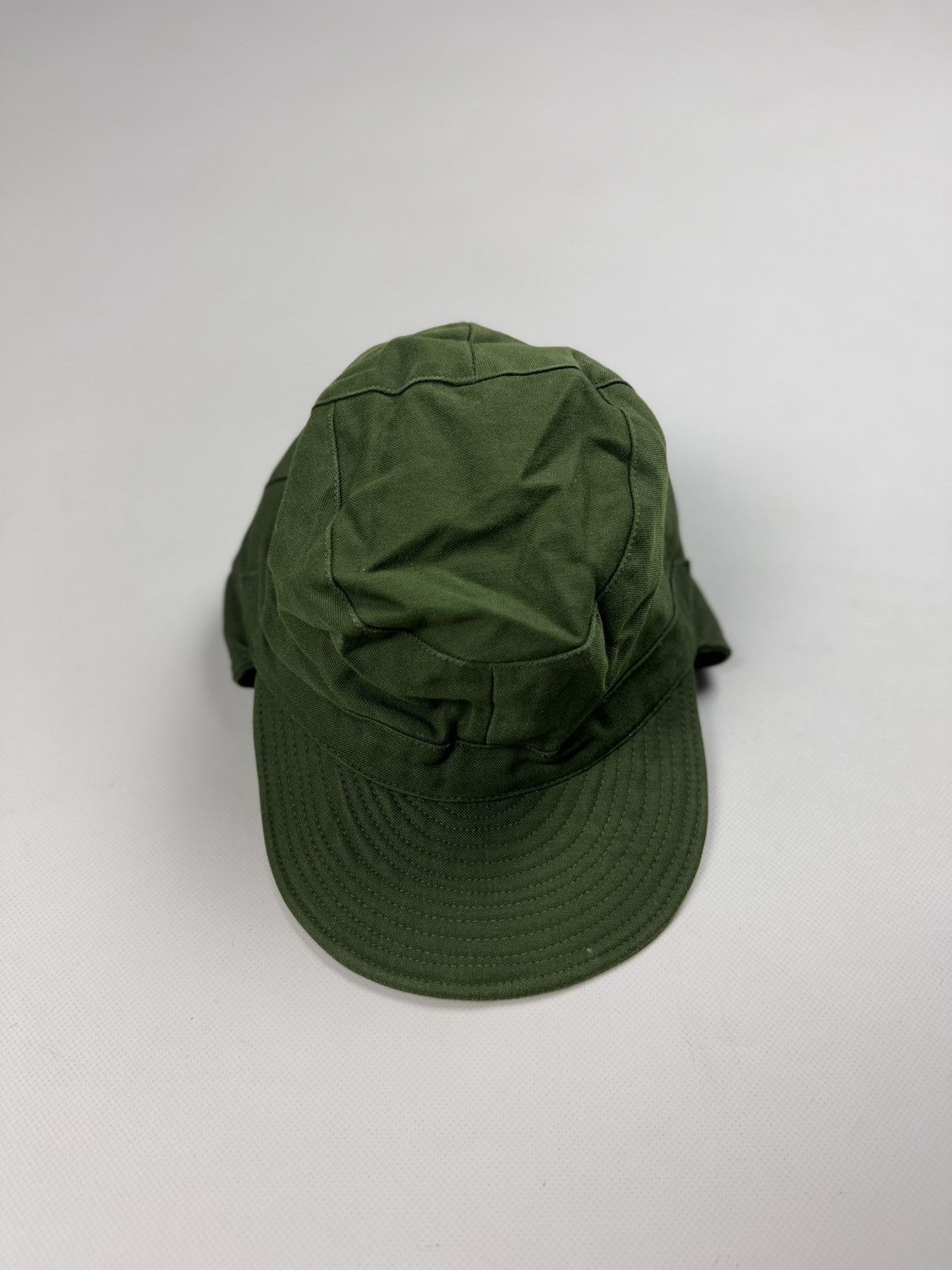 Other Swedish Army Vintage Fatigue Baseball Earwarmer Cap Hat 60s Size ONE SIZE - 5 Thumbnail