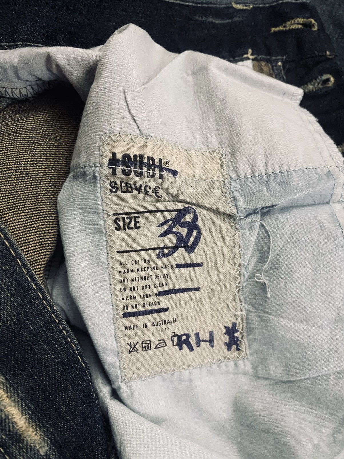 Ksubi VTG Tsubi Ksubi Rat Catcher Australia Deadstock Jean Y2K NWT Size US 38 / EU 54 - 23 Thumbnail