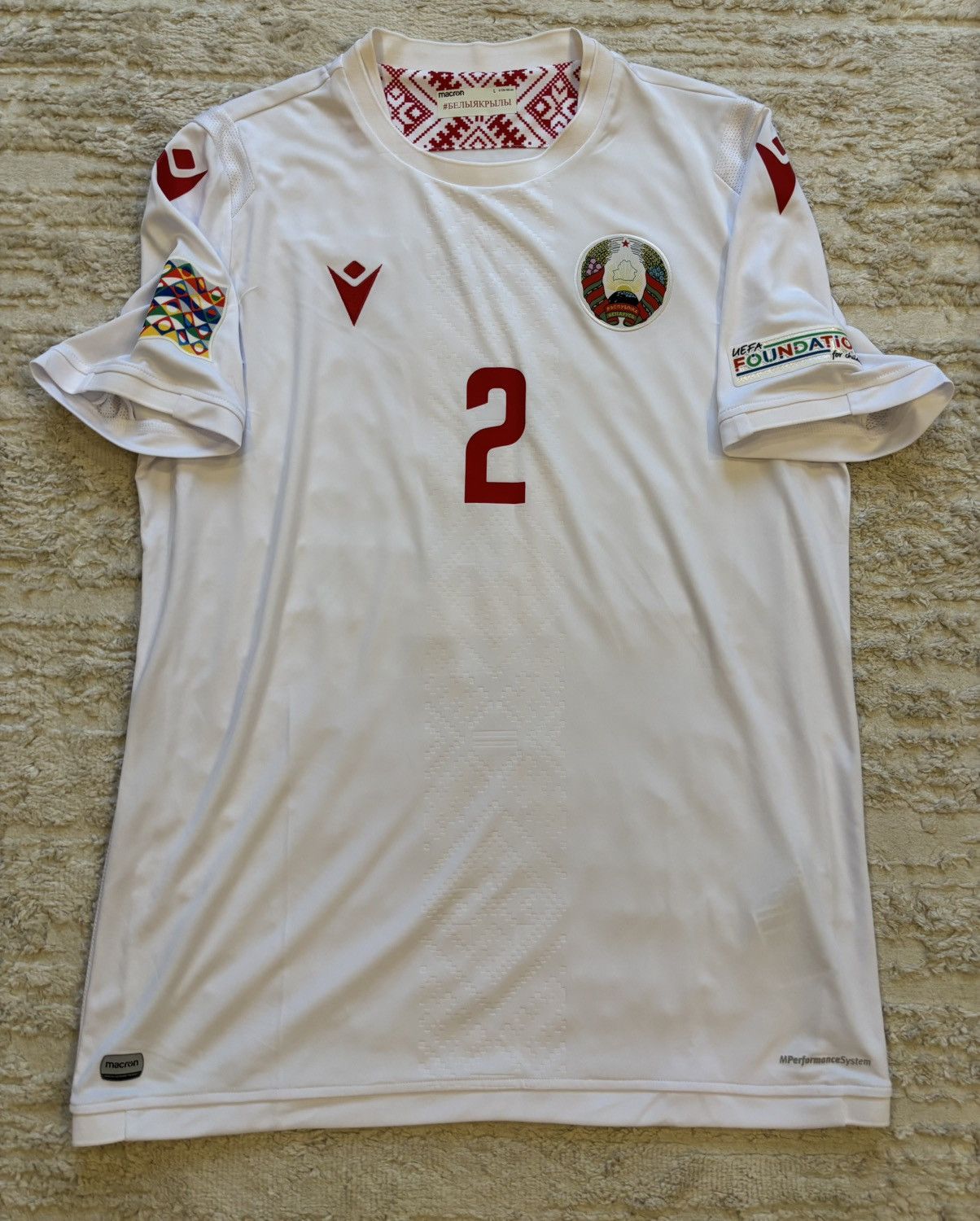 Macron National team of Belarus 🇧🇾 Size US L / EU 52-54 / 3 - 1 Thumbnail