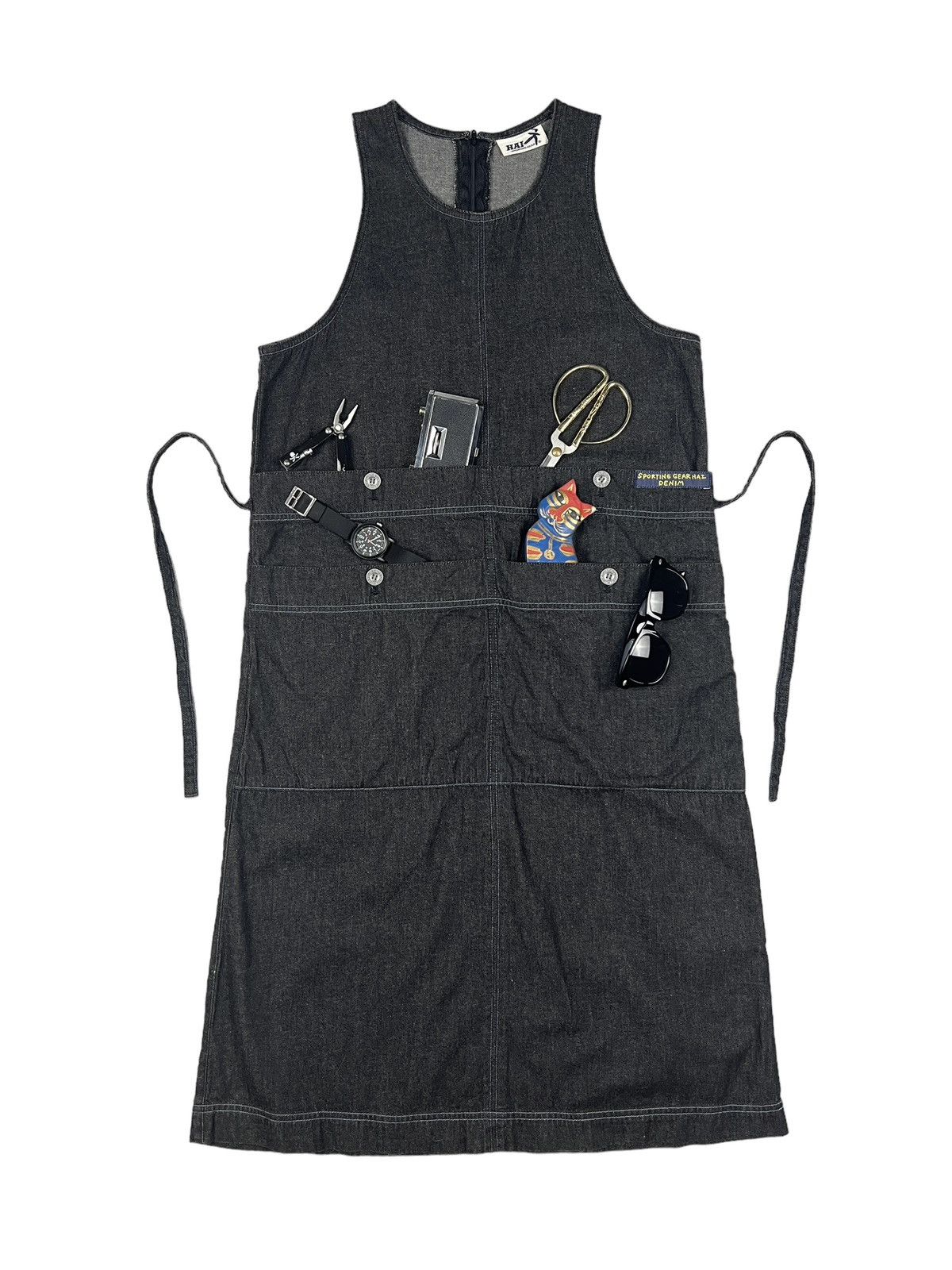 Hai Sporting Gear Vintage Hai Sporting Gear Denim Midi Dress Size M / US 6-8 / IT 42-44 - 1 Thumbnail
