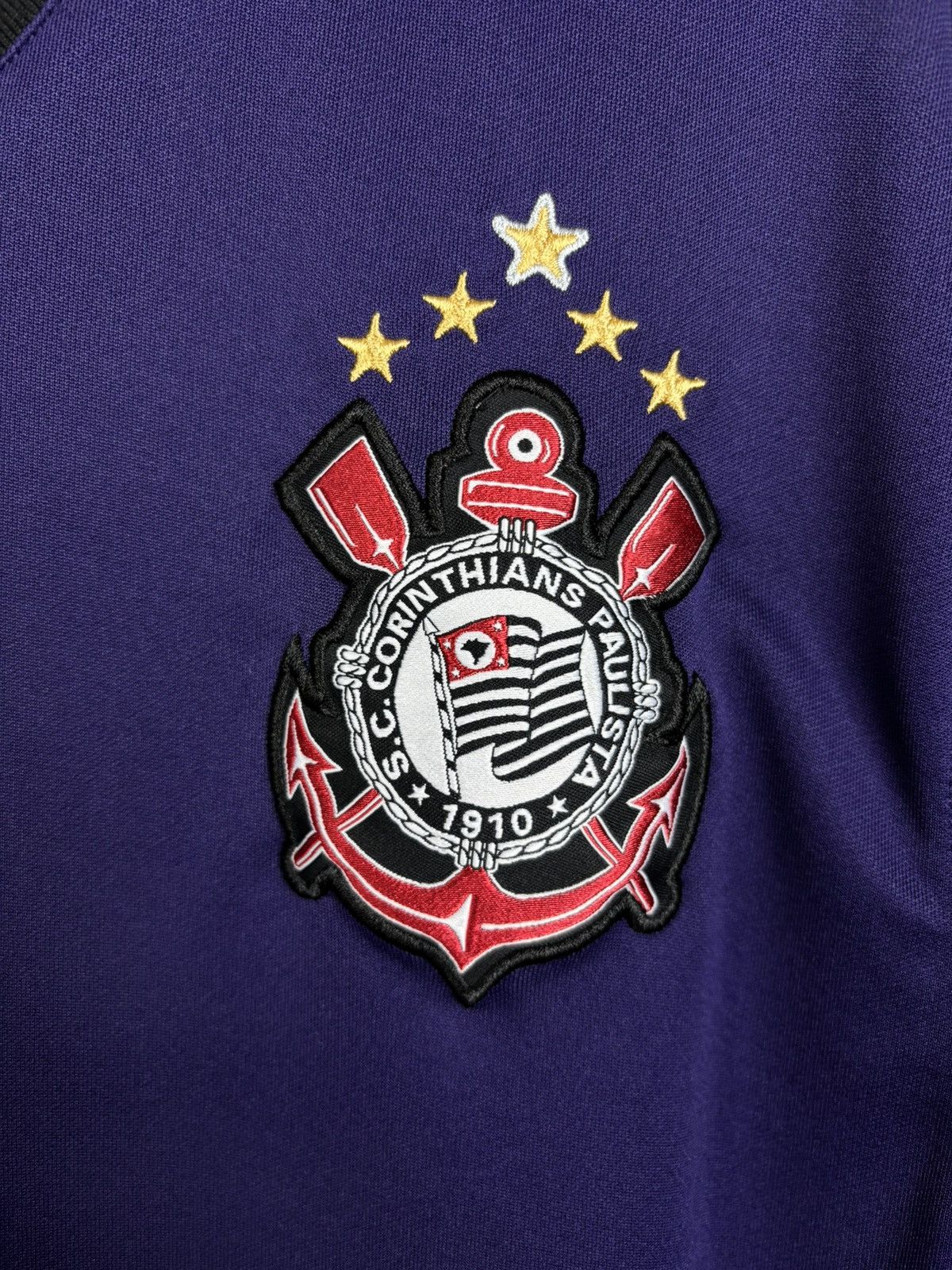 Nike 00s Nike SC Corinthians Paulista 2009/10 Training Kit Jersey Size US L / EU 52-54 / 3 - 3 Thumbnail