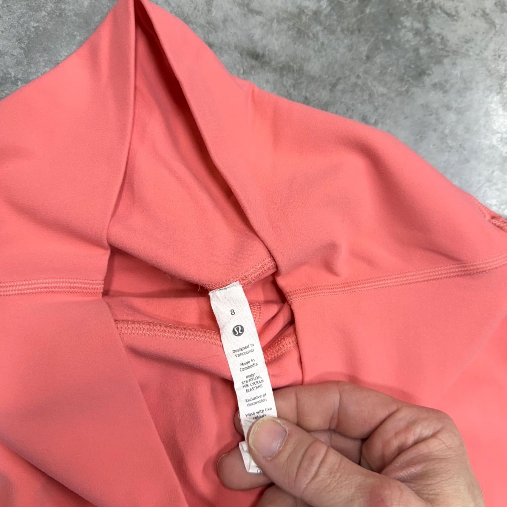 Lululemon Lululemon Leggings Womens 8 Pink High Rise Ankle Yoga Athletic Stretch Pants Size 30" / US 8 / IT 44 - 4 Thumbnail