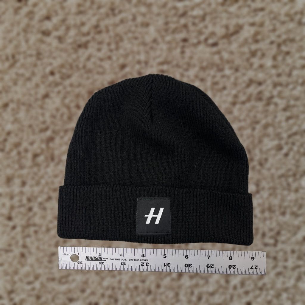 Vintage Atlantis Headwear Beanie Adult One Size Black Acrylic Wool Blend Knit Ski Hat/Cap Mens Beanie Size ONE SIZE - 1 Thumbnail