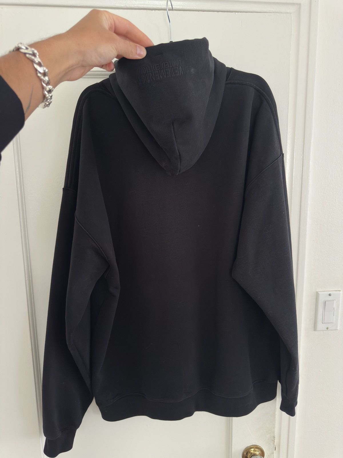 Vetements Vetements Black/Black Hoodie Size US XL / EU 56 / 4 - 4 Thumbnail