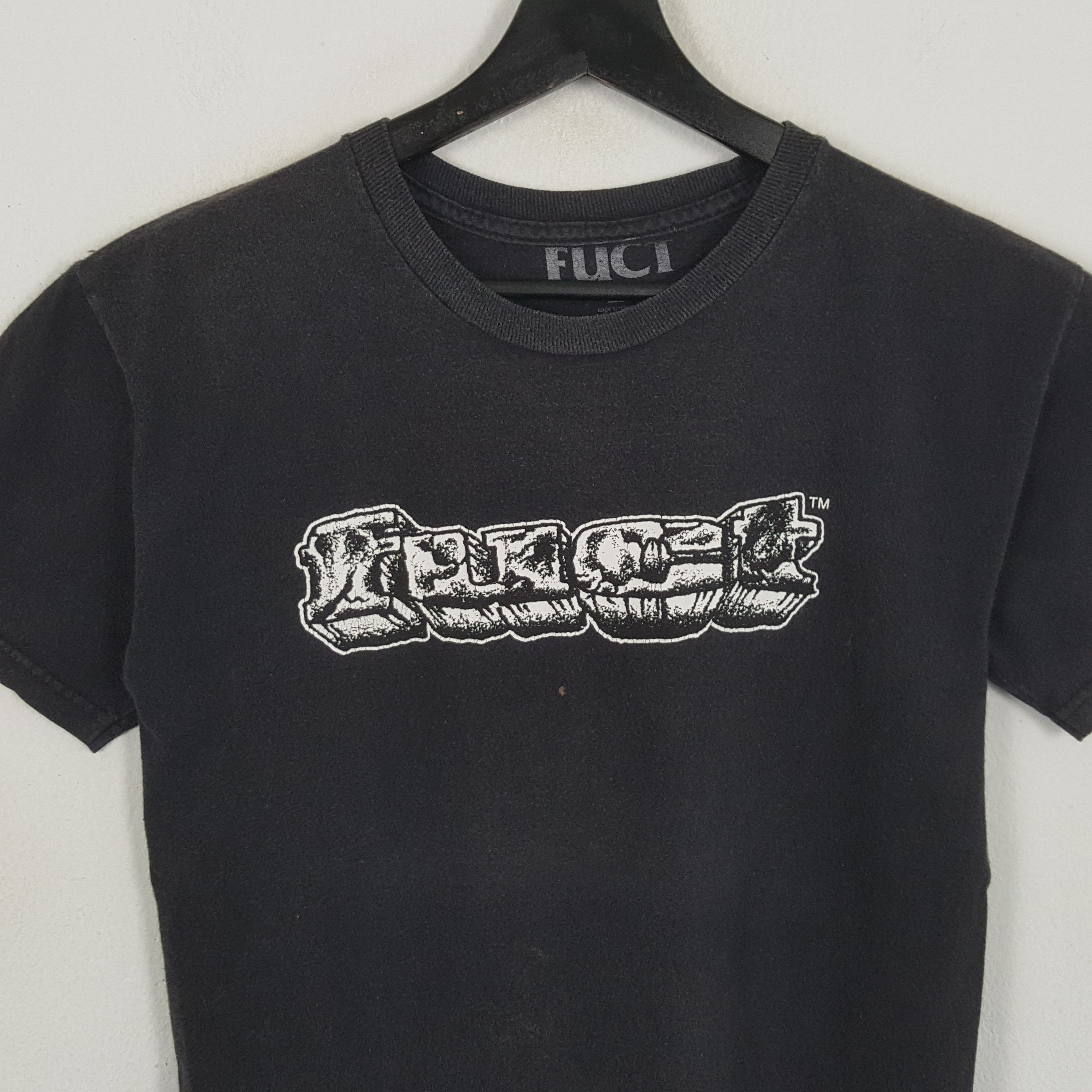 FUCT × Vintage FUCT Spellout Design Skateboard Streetwear Tshirt Size US S / EU 44-46 / 1 - 2 Thumbnail