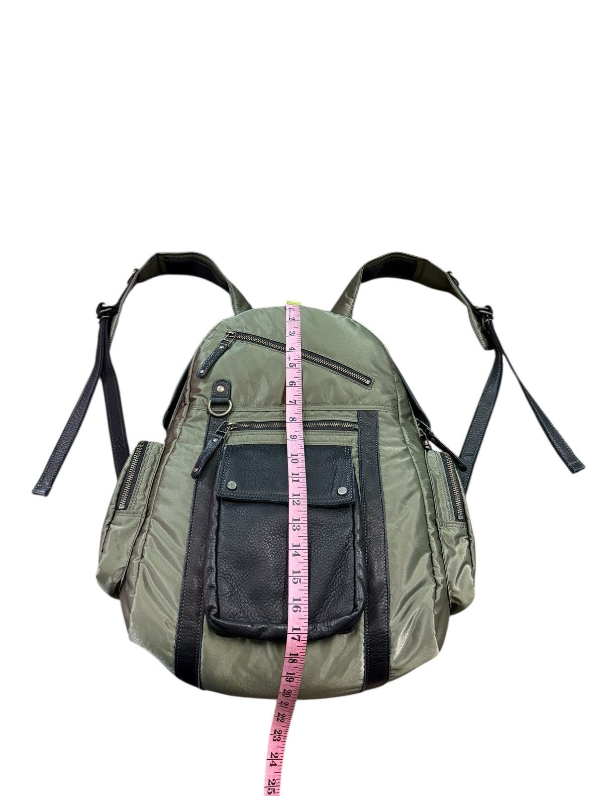 Japanese Brand RARE JYO ARVINISTA NYLON LEATHER BACKPACK Size ONE SIZE - 13 Thumbnail