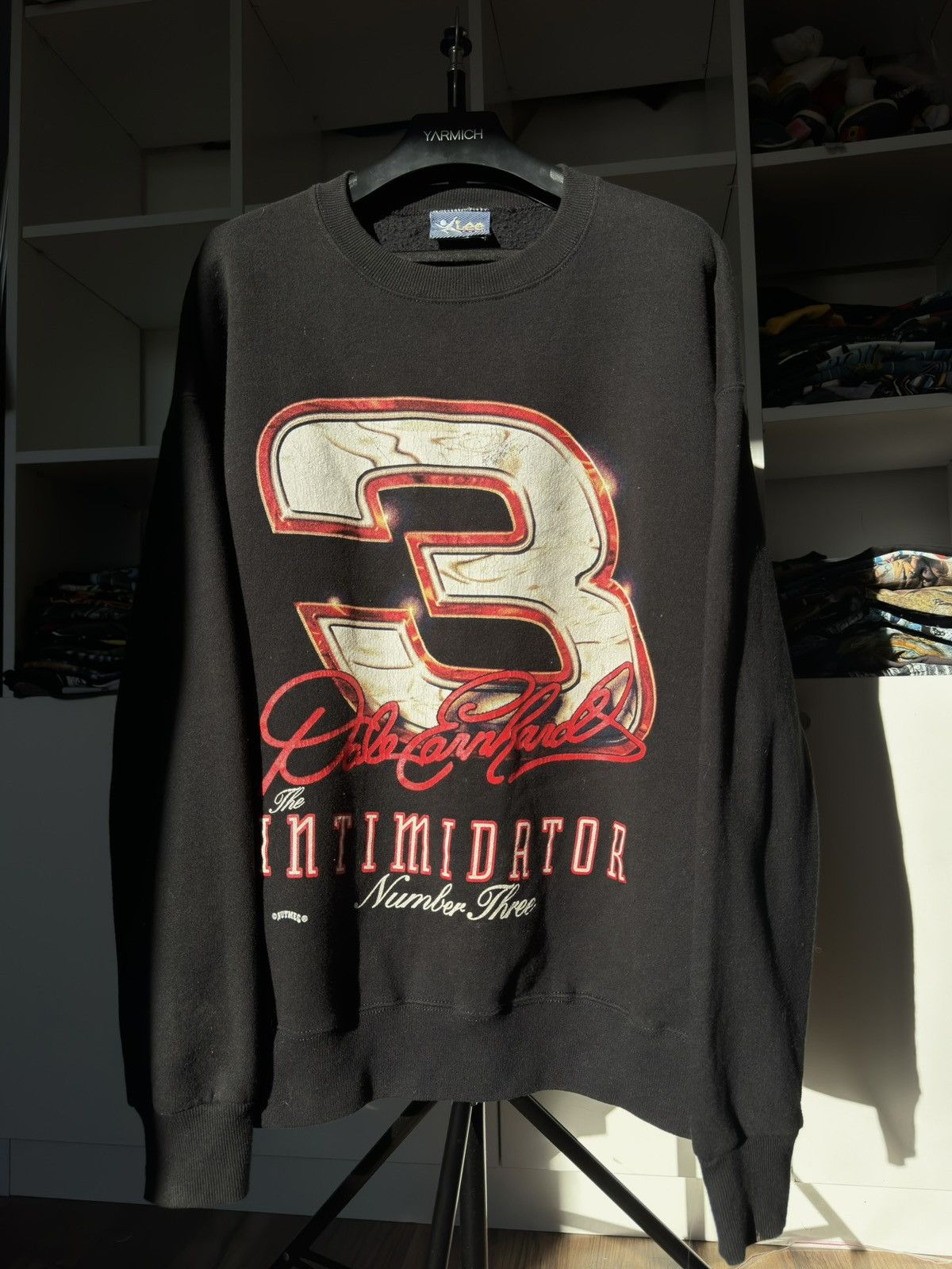 NASCAR Vintage 90s NASCAR Dale Earnhardt The Intimidator Sweatshirt Size US XL / EU 56 / 4 - 1 Thumbnail