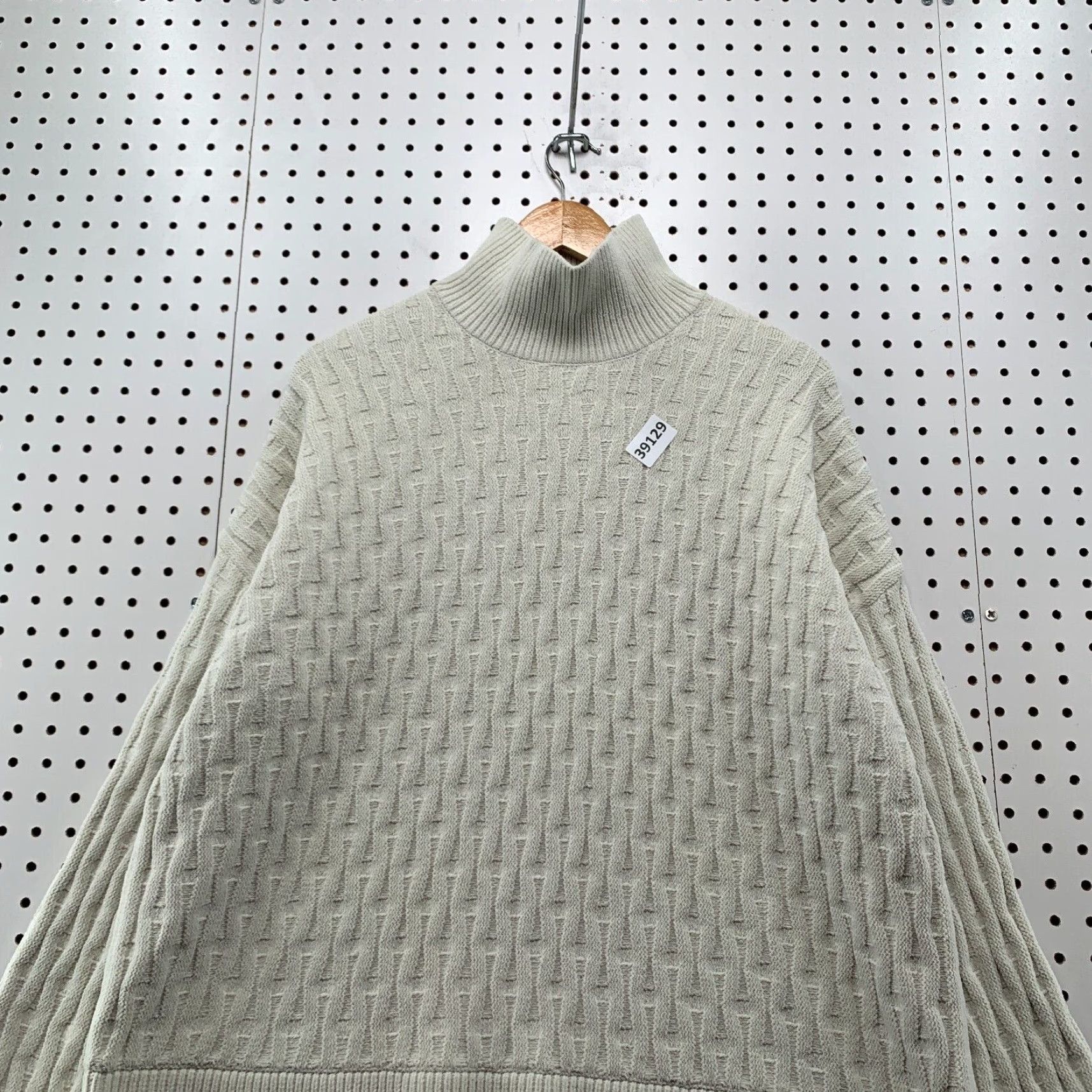 Lululemon VINTAGE Lululemon Knit Sweater Shirt Womens XS Relaxed Oversized Ivory Mockneck 25x28 90s Women’s Pullover Size XS / US 0-2 / IT 36-38 - 2 Thumbnail