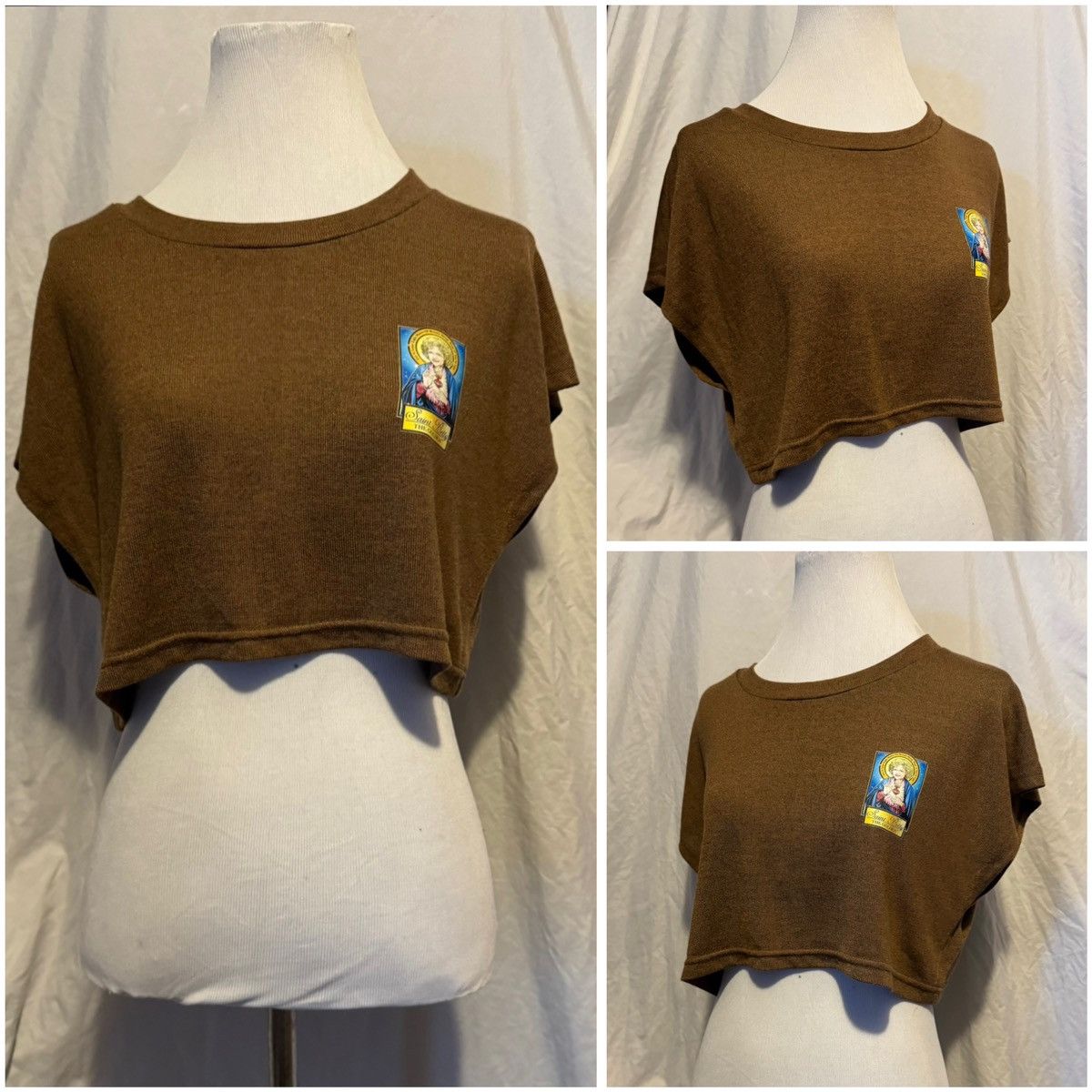 Other Saint Betty, The Golden, Custom, Knit, Sleeveless Crop Top Size M / US 6-8 / IT 42-44 - 11 Thumbnail