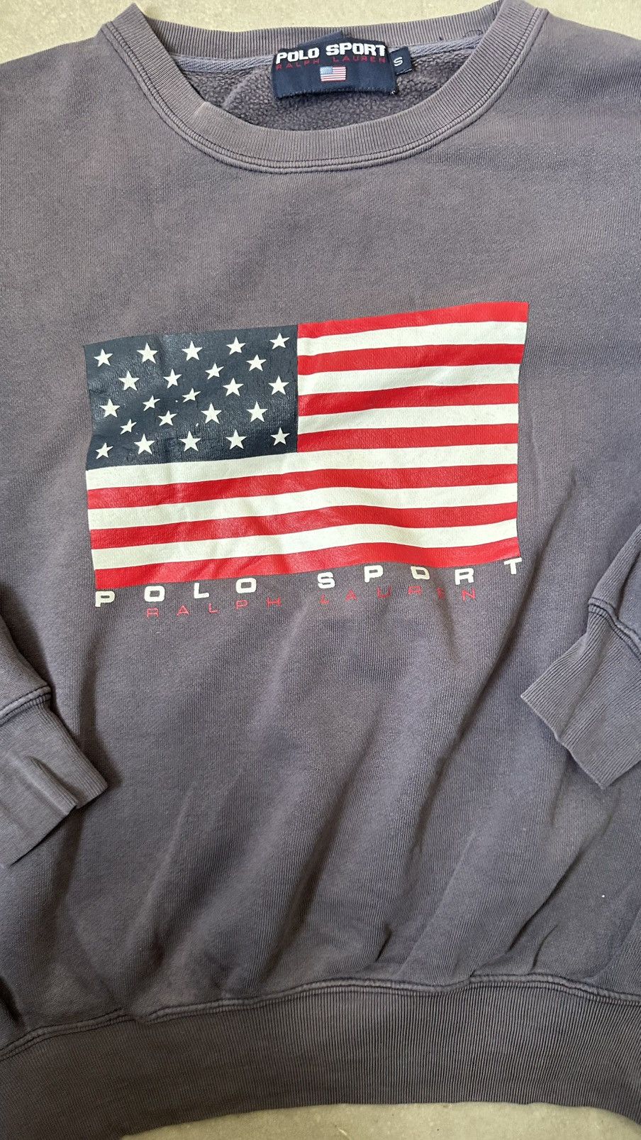 Polo Ralph Lauren VINTAGE POLO SPORT BY RALPH LAUREN WELL FADED SWEATSHIRT Size US L / EU 52-54 / 3 - 2 Thumbnail