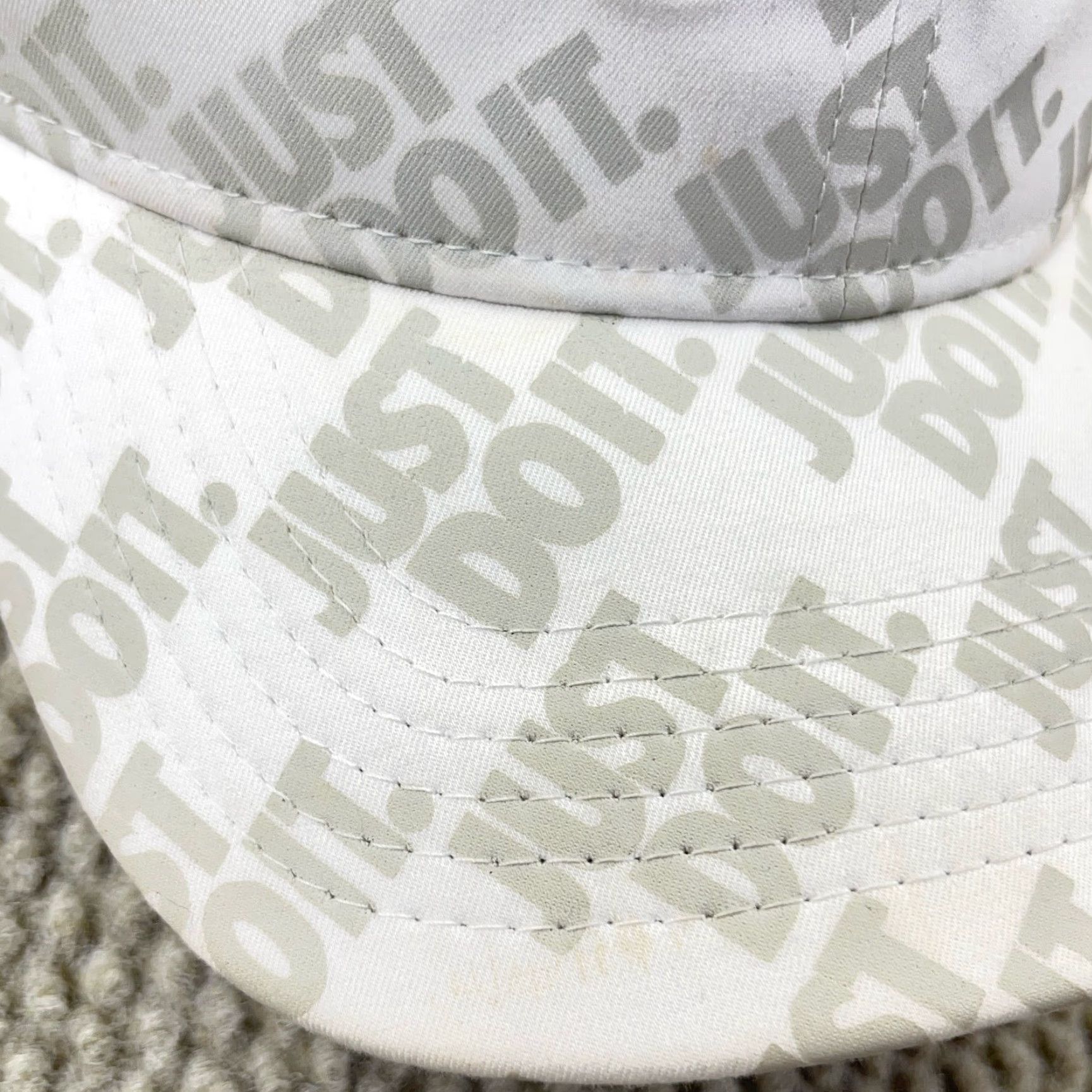 Nike Nike Hat Cap Snapback Performance White Orange All Over AOP Classic99 Swoosh Size ONE SIZE - 3 Thumbnail