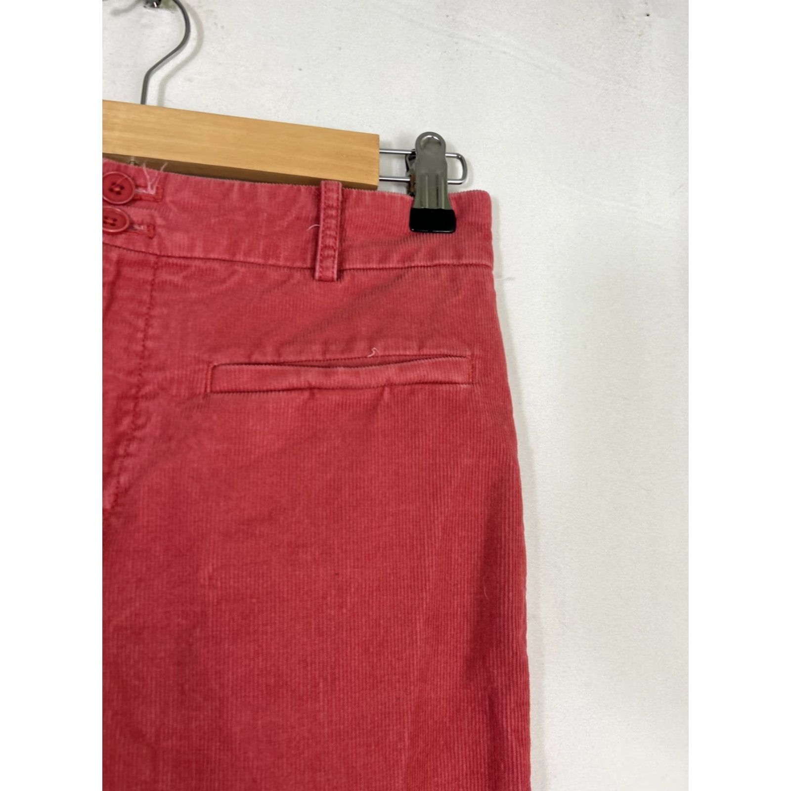 Anthropologie Anthropologie Jeans Womens Sz 4 Pink/Salmon Slot Pocket Straight Leg Ankle 30x26 Size 27" / US 4 / IT 40 - 5 Thumbnail